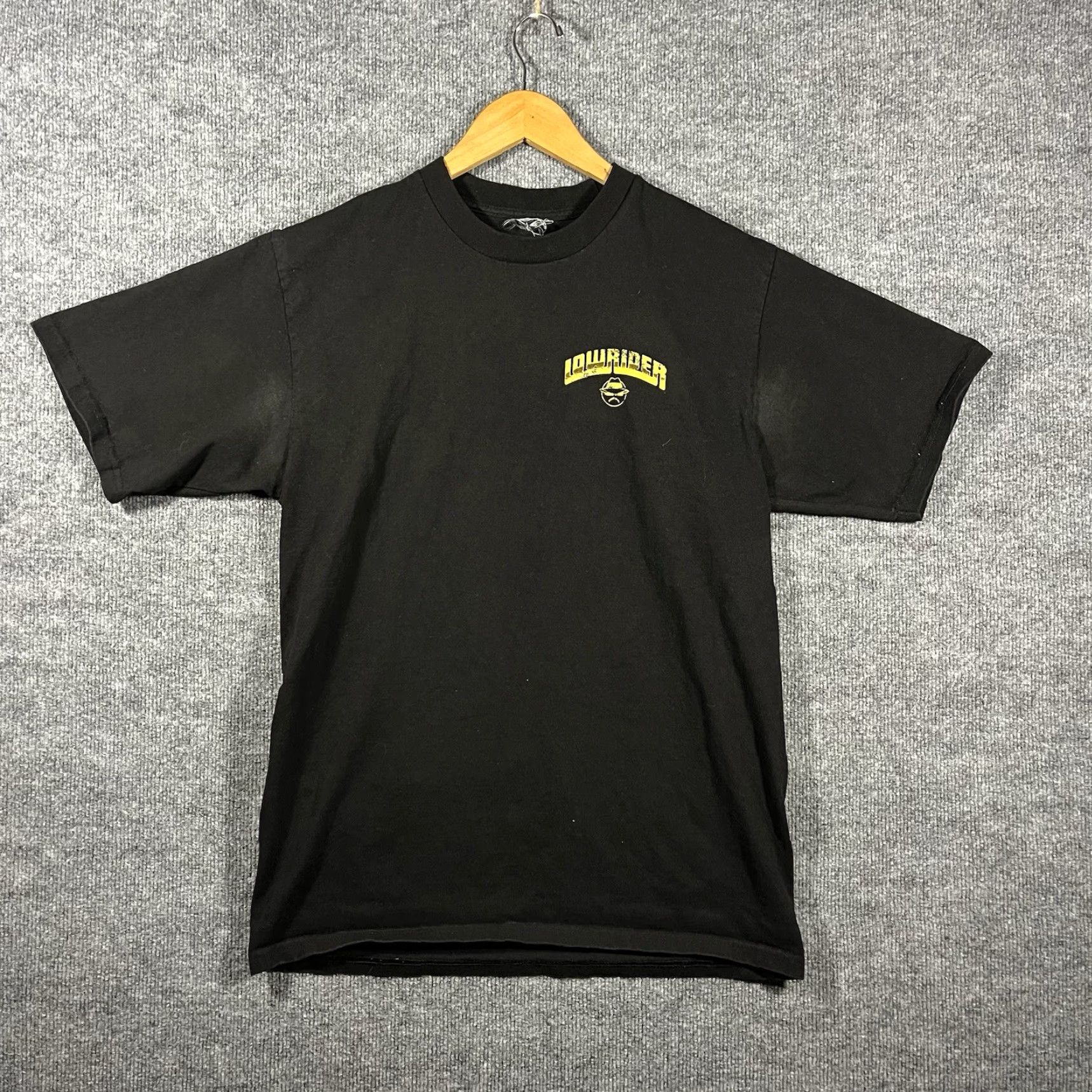 Vintage VINTAGE Lowrider T-Shirt Medium Black Graphic Print 90s Hydraulics Mens Size US M / EU 48-50 / 2 - 3 Thumbnail