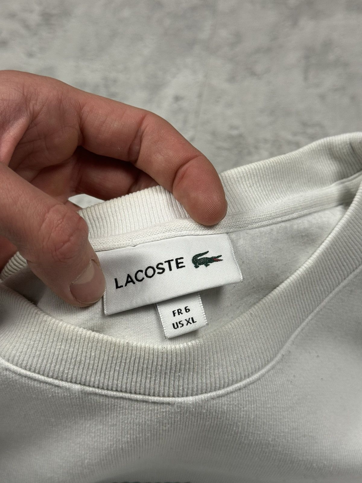 Lacoste Lacoste Sweatshirt Big Logo Size XL Size US XL / EU 56 / 4 - 8 Thumbnail