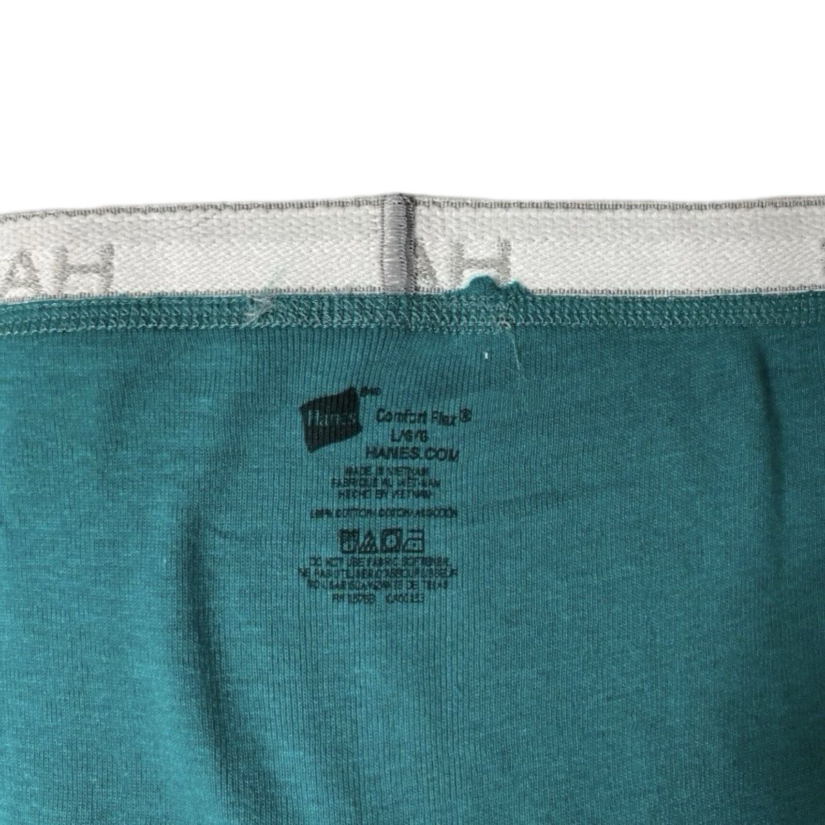Hanes Hanes Teal / Gray Men’s Underwear Boxer Briefs Size Large Size 36 - 3 Thumbnail