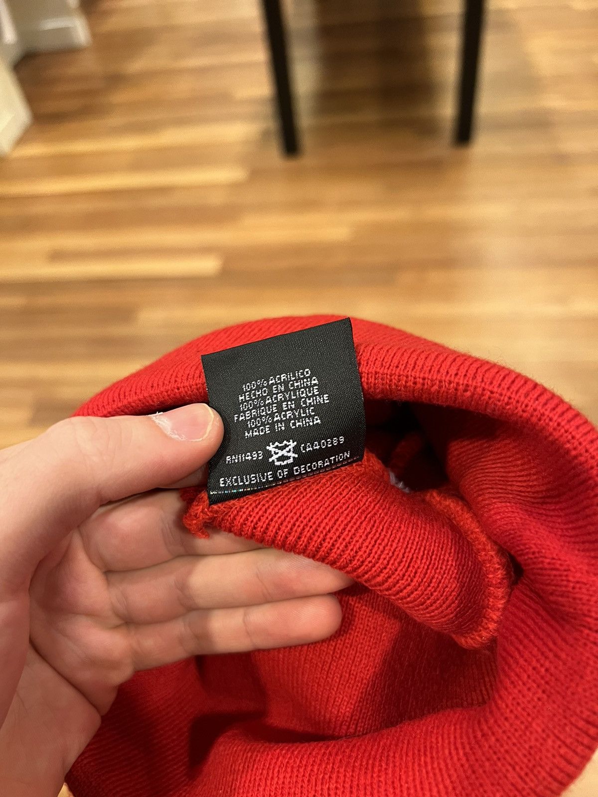New Era × Supreme Supreme new era metallic beanie red Size ONE SIZE - 6 Thumbnail