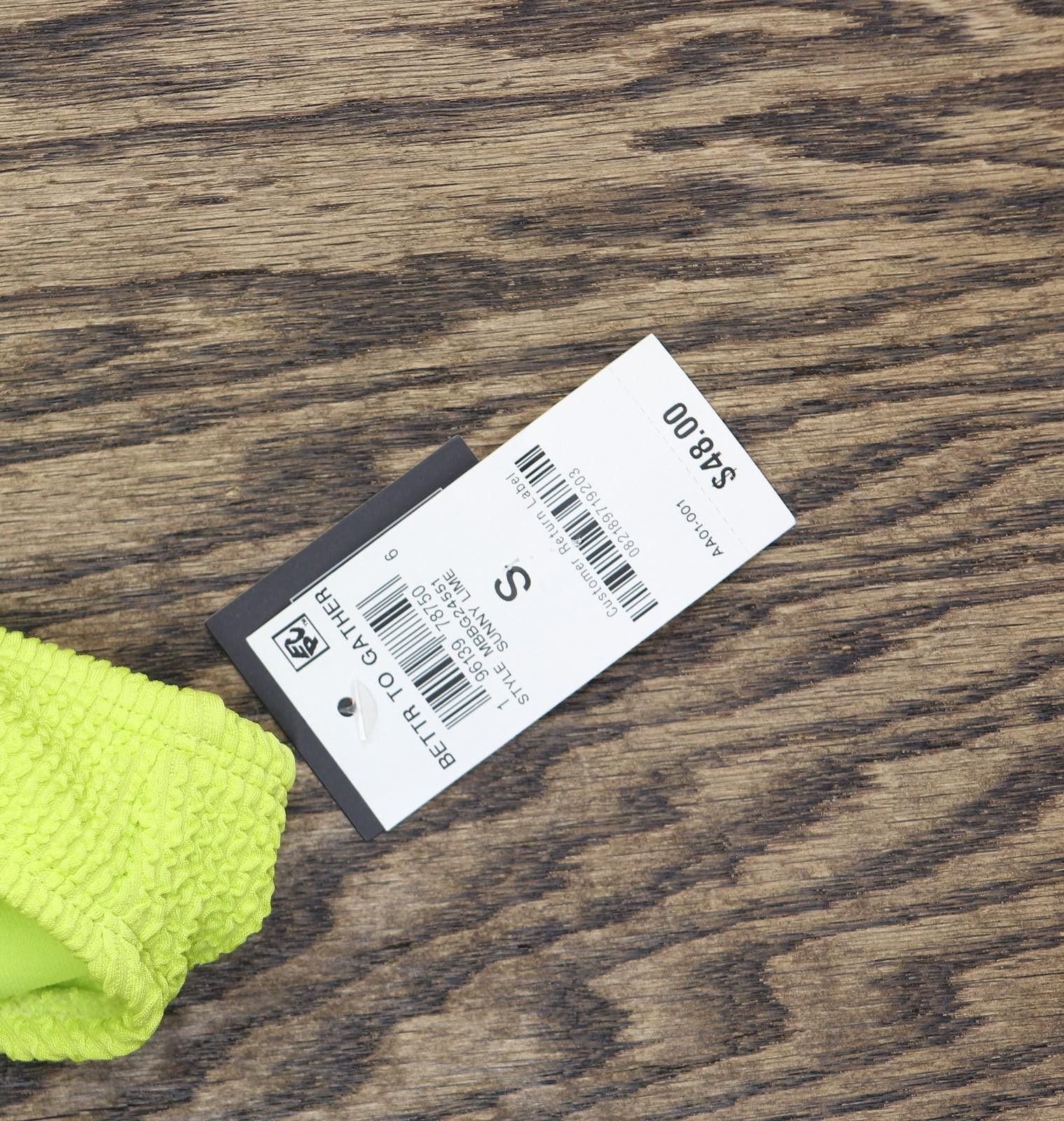Bar III Nwt Bar Iii Bikini Swim Bottom Mbbg24551 Sunny Lime Green S Size ONE SIZE - 3 Thumbnail