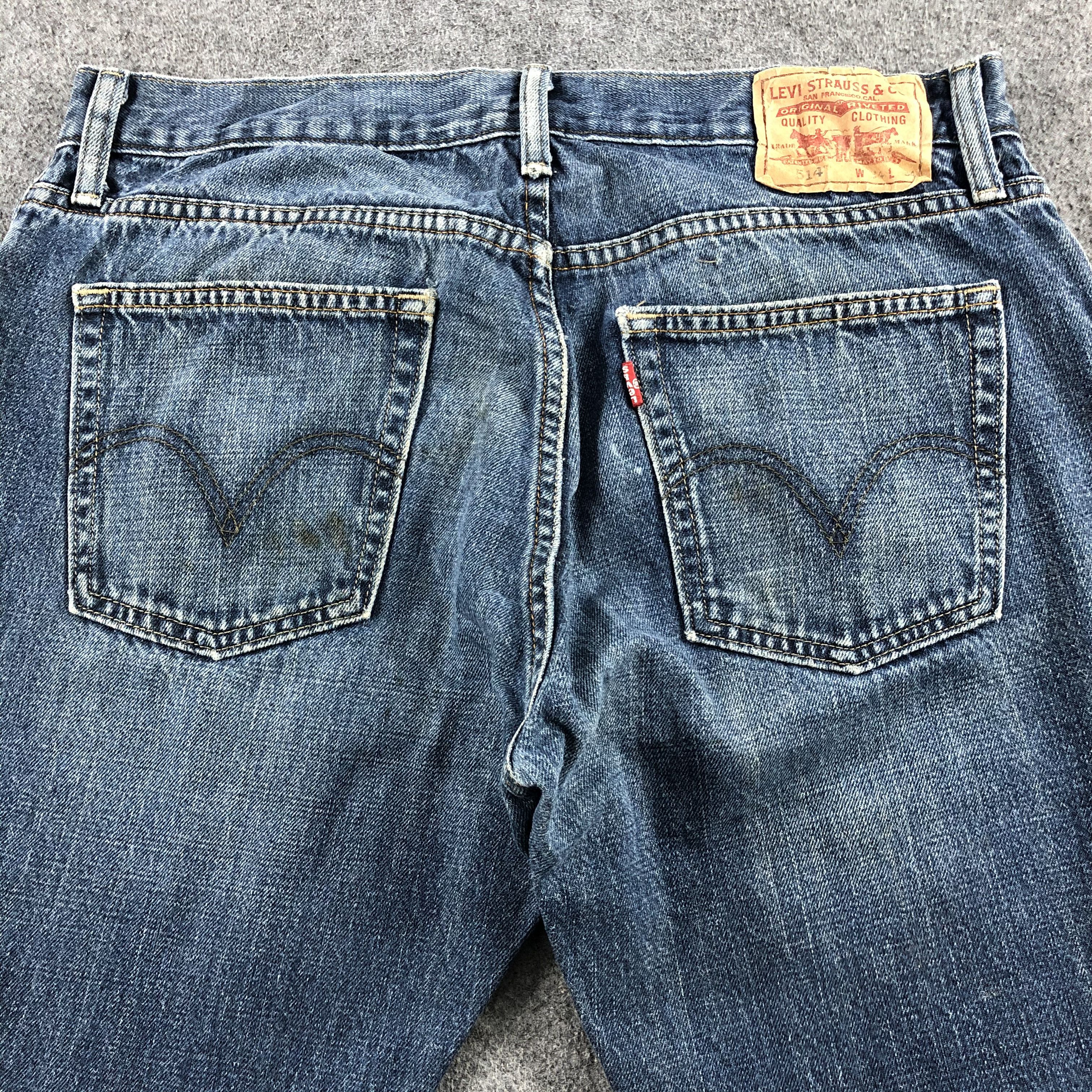 Levi's Vintage Blue Wash Levis 514 Jeans-J2123 Size US 34 / EU 50 - 4 Thumbnail