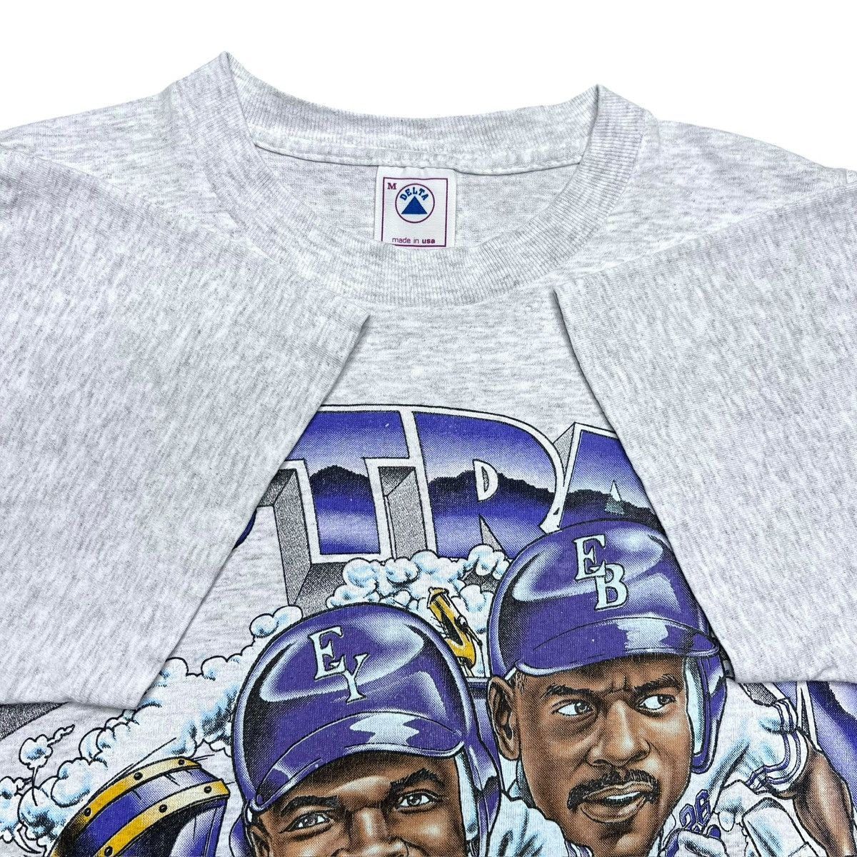 MLB 1996 MLB Colorado Rockies E-Train Caricature Graphic T-Shirt Size US M / EU 48-50 / 2 - 2 Thumbnail