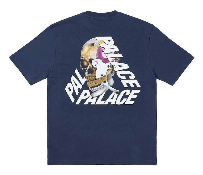 image of Palace Baked P-3 T-Shirt in Navy, Men's (Size XL)