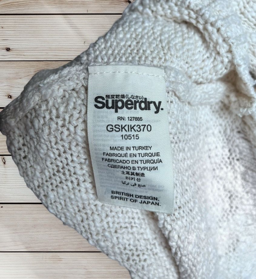 Superdry Cream SuperDry sweater, 100% cotton, size S Size L / US 10 / IT 46 - 5 Thumbnail