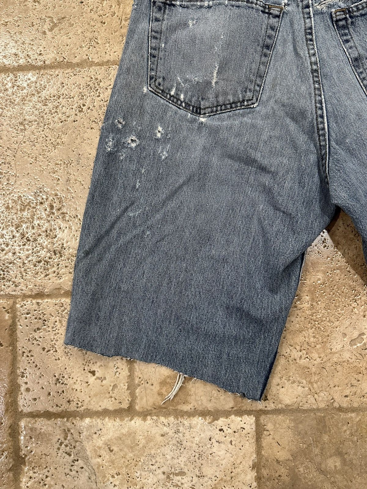 Arizona Jean Co. × Vintage Vintage Arizona Jean Company Jean Denim Painter Shorts Size US 34 / EU 50 - 5 Thumbnail