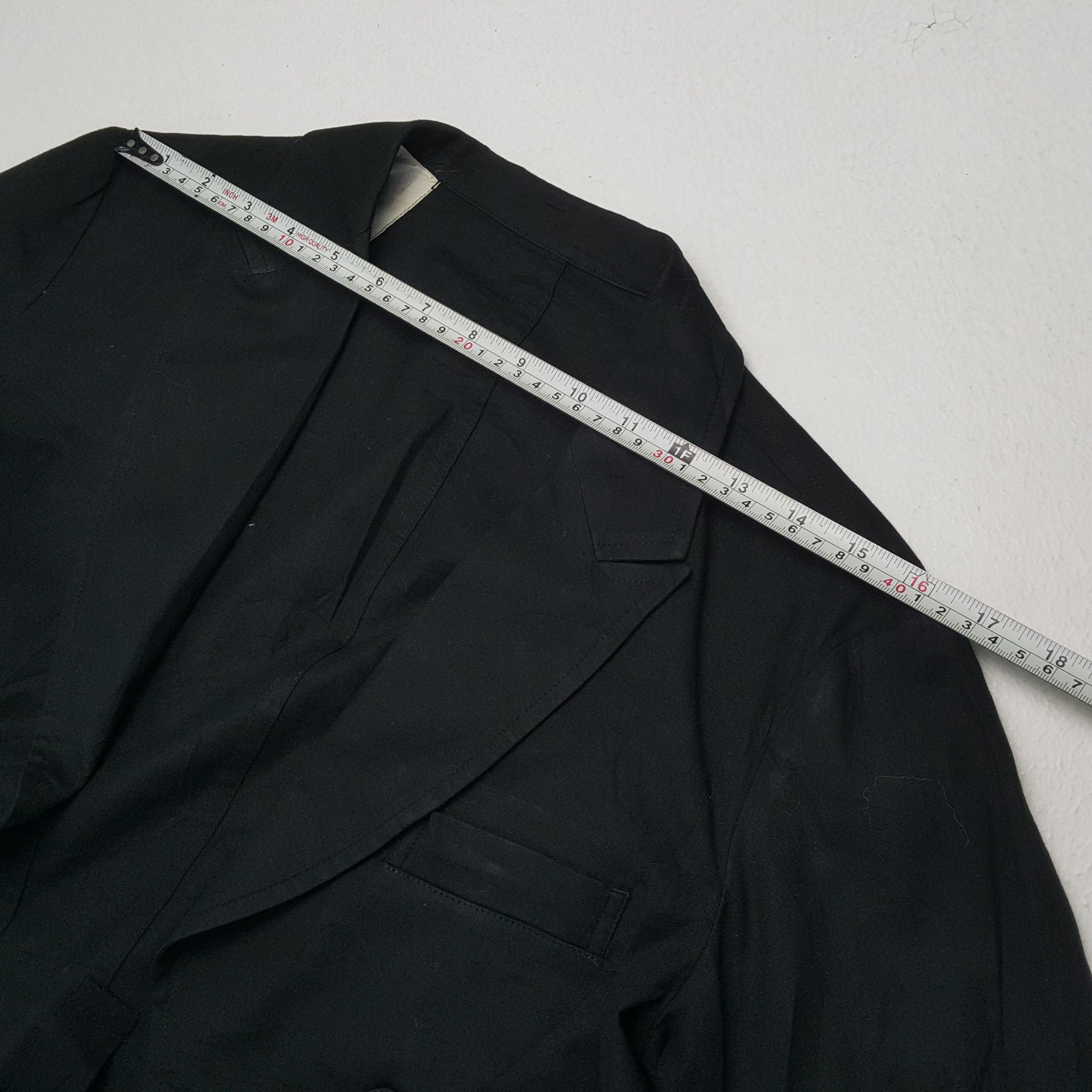Vintage Y's by YOHJI YAMAMOTO Fashion Style Designer Blazer Size XXS / US 00 / IT 34 - 4 Thumbnail