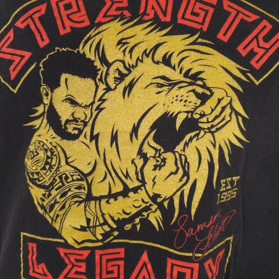 Vintage Iron Addicts Gym T Shirt Mens Size Medium Black Strength Legacy Samson Lion USA Shirt Size US M / EU 48-50 / 2 - 3 Thumbnail
