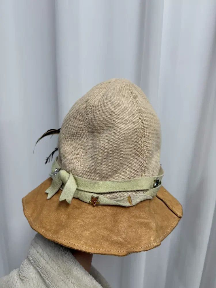 Takahiromiyashita The Soloist. Takahitomiyashita the Soloist Leather Joint Hat-2507 Size ONE SIZE - 1 Thumbnail