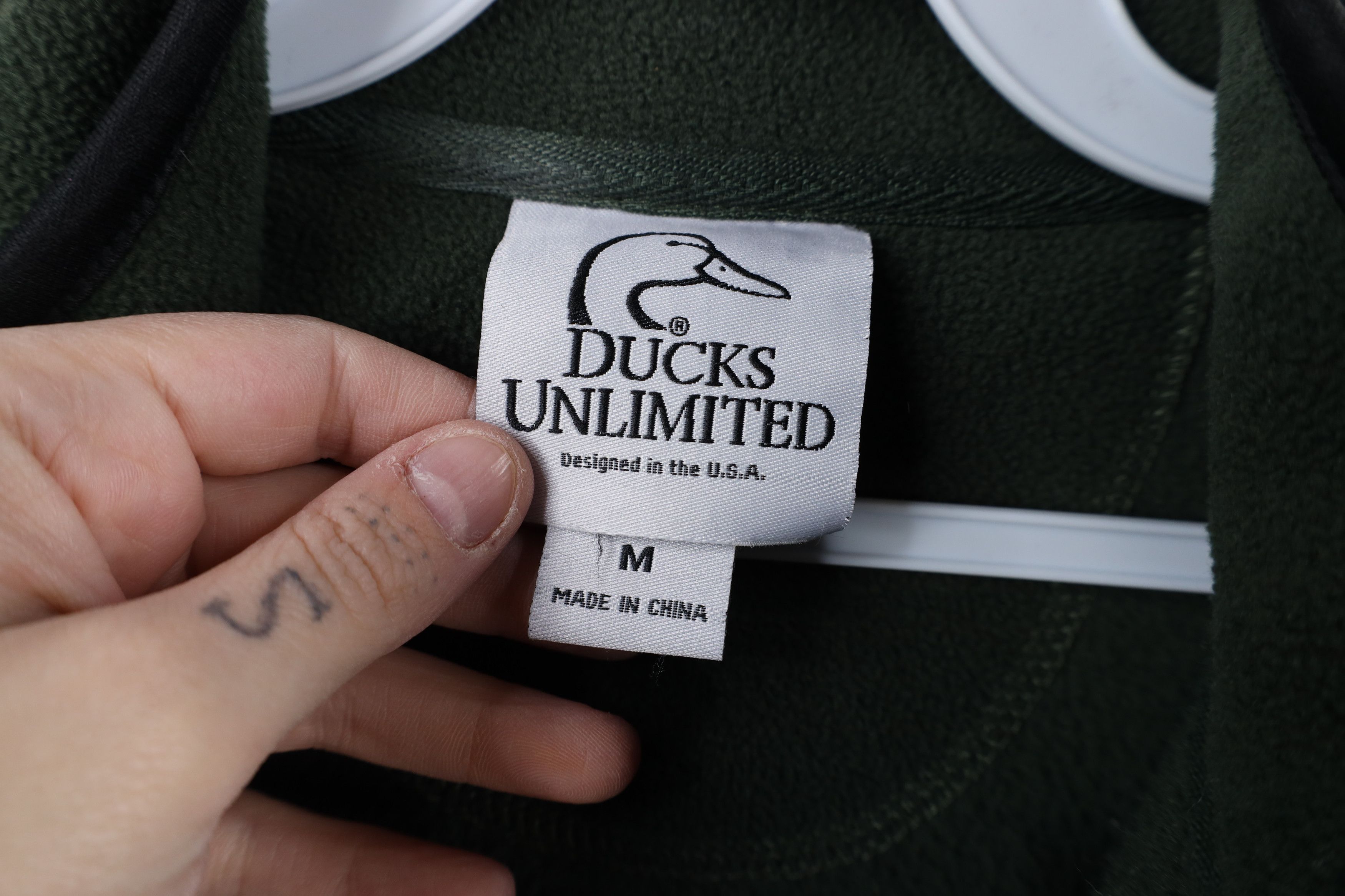 Vintage Vintage 90s Y2K Ducks Unlimited Half Zip Fleece Sweater Size US M / EU 48-50 / 2 - 9 Thumbnail