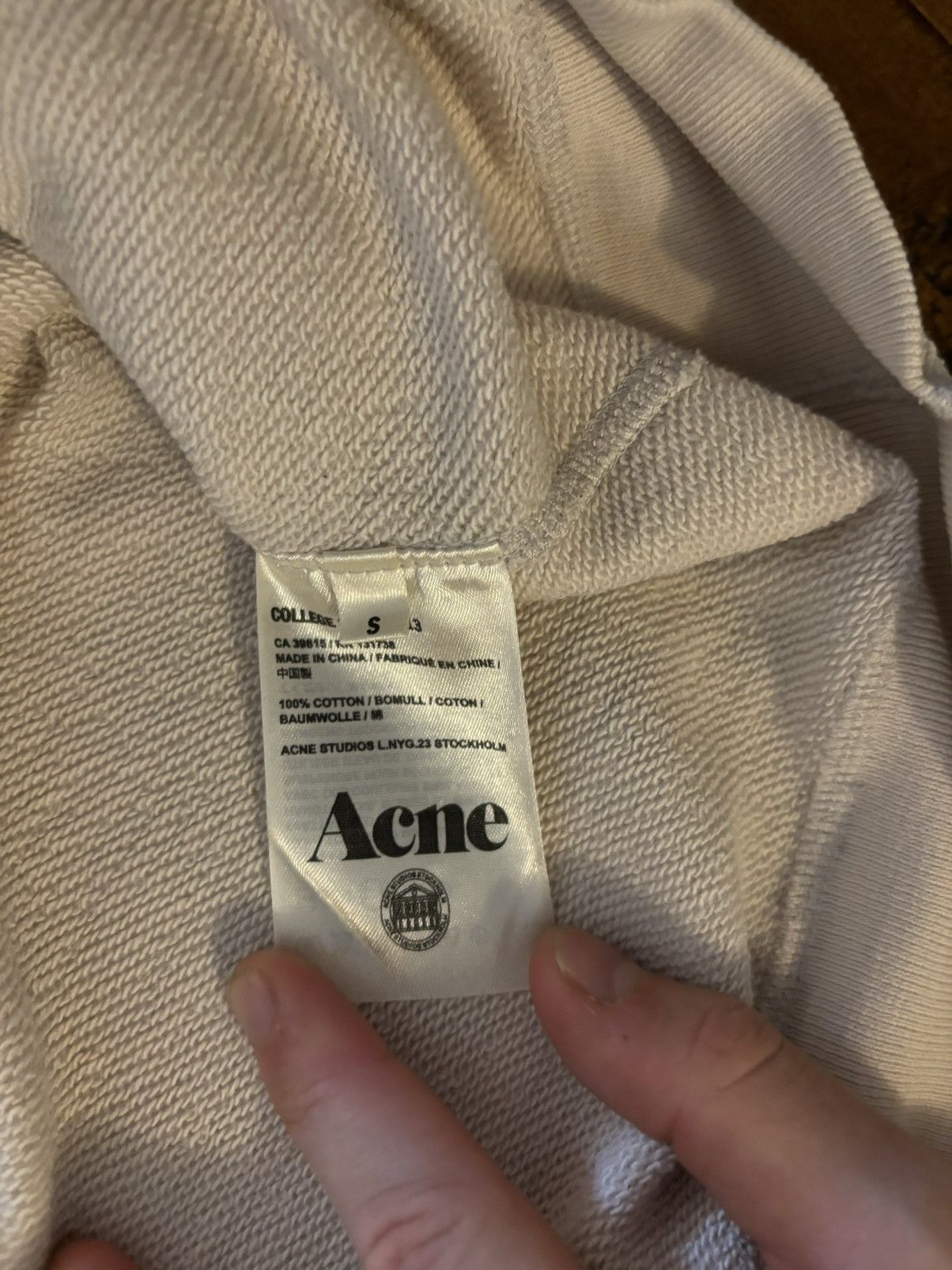 Acne Studios College Suez SS13 Sweatshirt Size US S / EU 44-46 / 1 - 7 Thumbnail