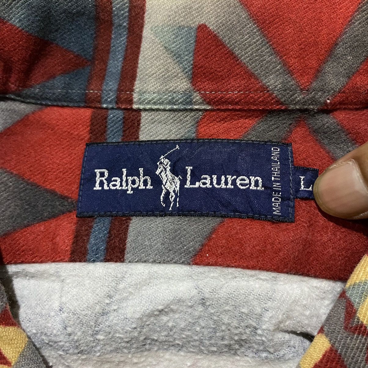 RRL Ralph Lauren Vintage Ralph Lauren Navojo Flannel Shirt Button Ups Size US L / EU 52-54 / 3 - 4 Thumbnail