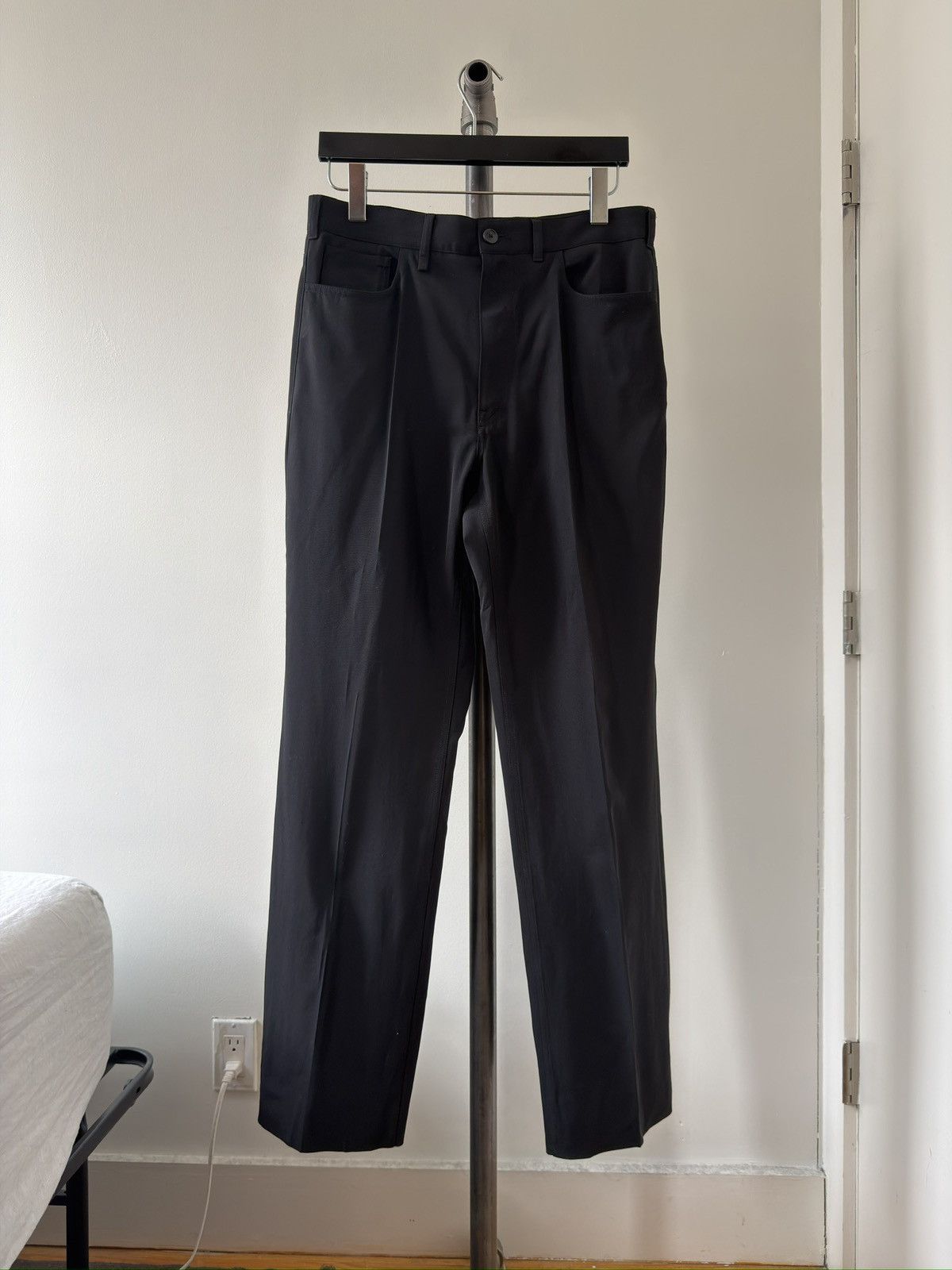 Balenciaga Wide Wool 5-Pocket Trousers Size US 30 / EU 46 - 1 Thumbnail