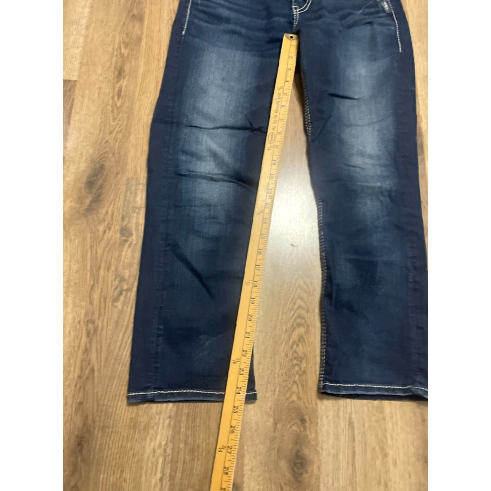 Silver Jeans Co. Silver Jeans Co. Jeans Women W27 Blue Denim SUKI Capris Pockets Size 27" / US 4 / IT 40 - 4 Thumbnail