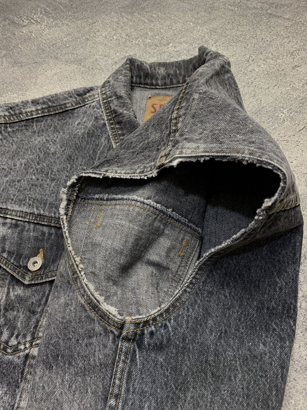 Big John 🐍 SOLD 🐍Vintage Big John Spana - Denim Vest Size US L / EU 52-54 / 3 - 5 Thumbnail