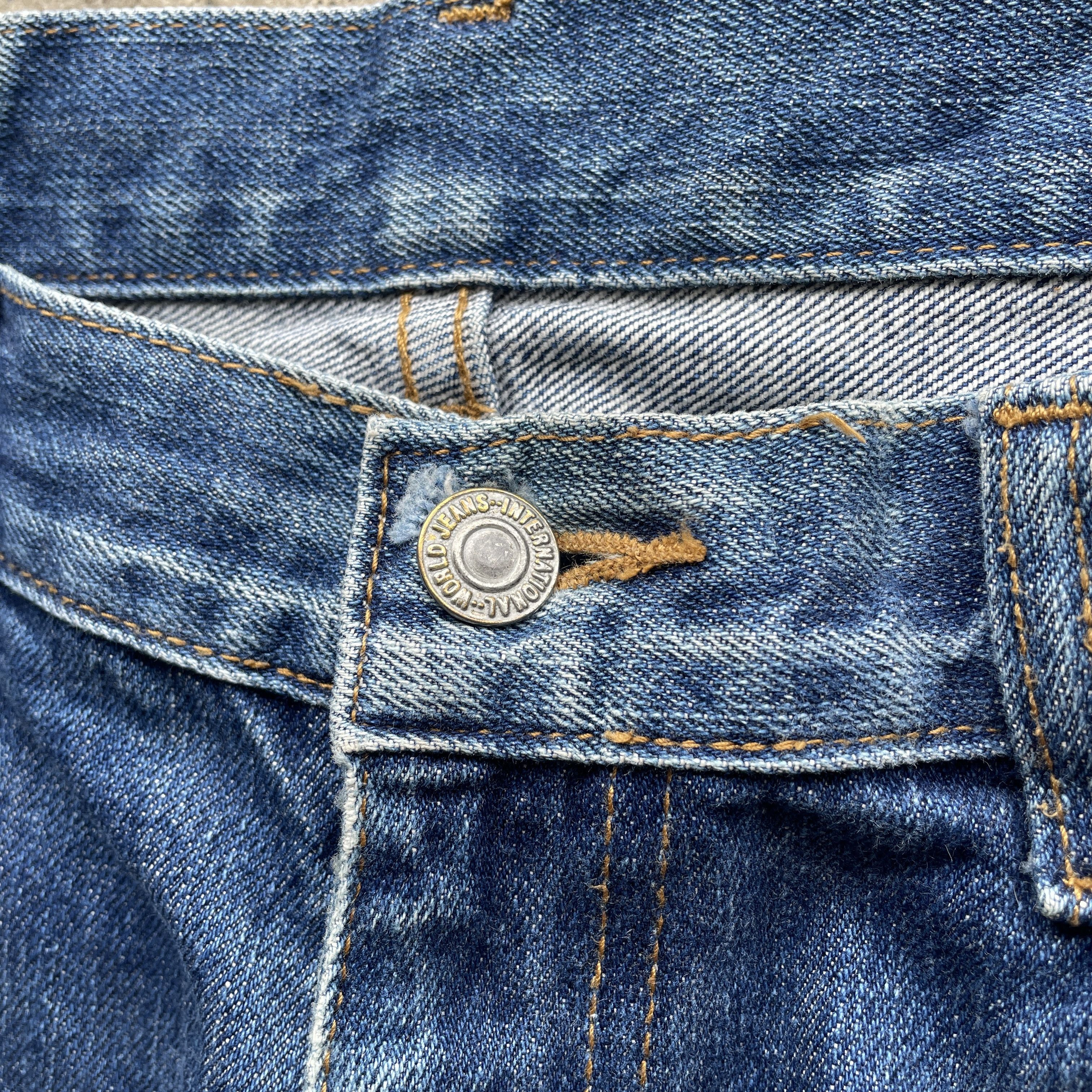 Japanese Brand × Vintage Vintage Distressed Baggy Japan Jeans Faded Denim Pants W33 Size US 33 - 6 Thumbnail
