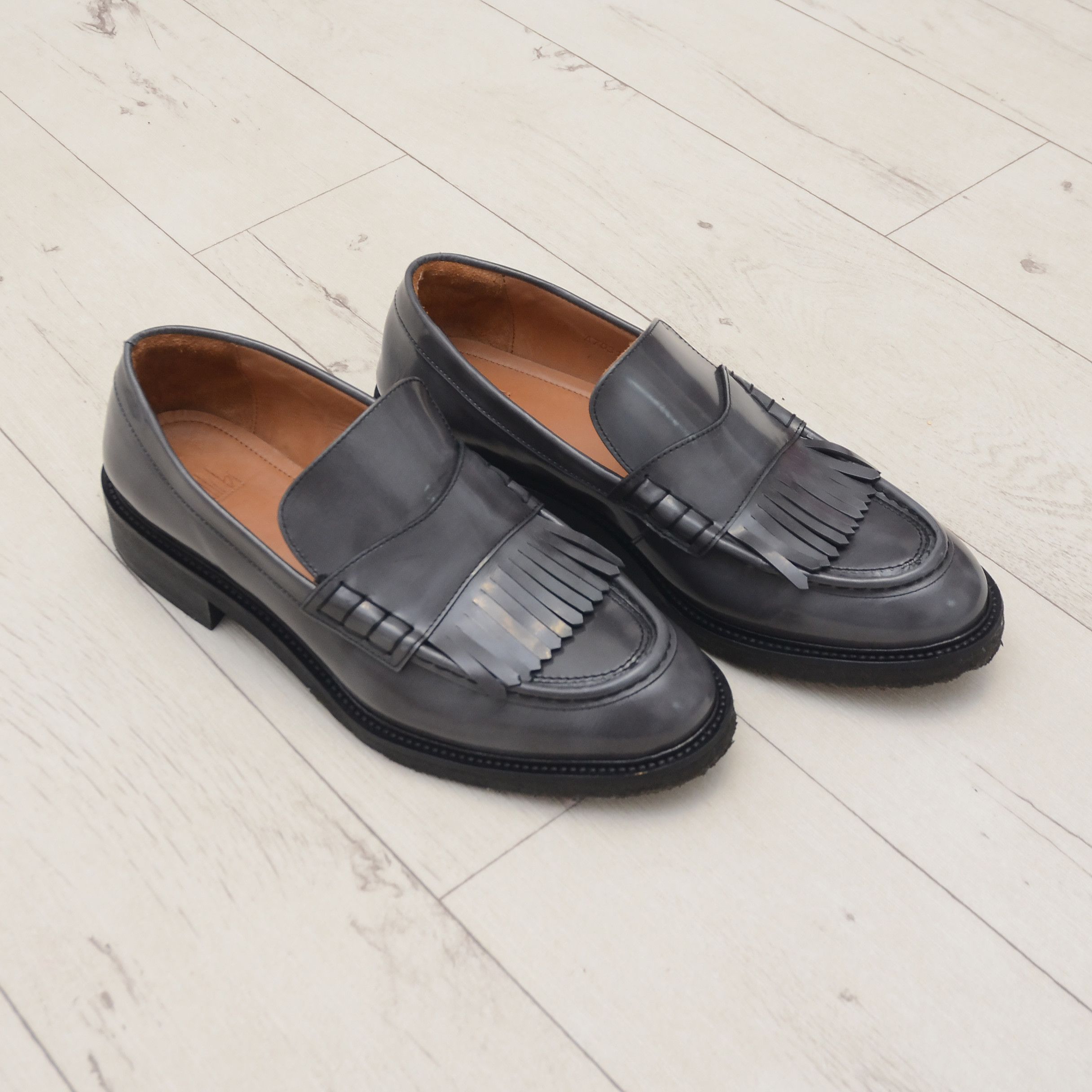 Billi Bi Billi Bi Copenhagen EU 42 Leather Loafers Slip-On Shoes Size US 12 / IT 42 - 10 Thumbnail