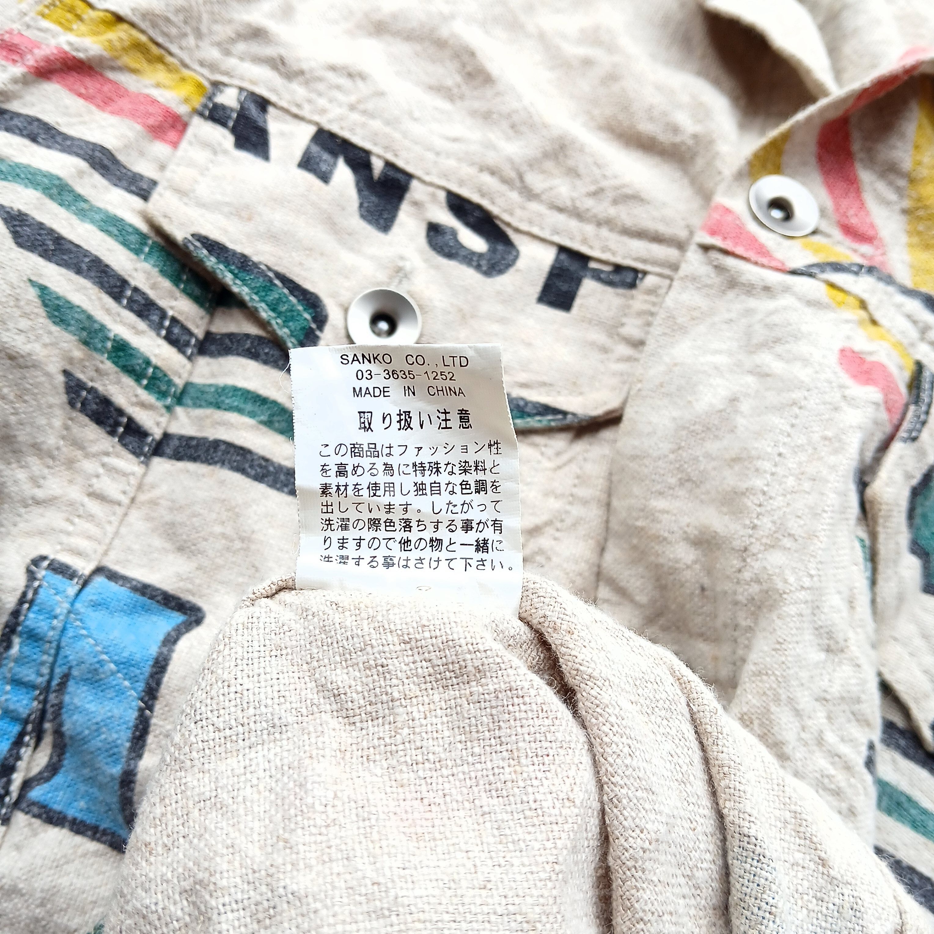 Japanese Brand × go slow caravan GO SLOW CARAVAN OVERPRINT ART JESUS DENIM JACKET Size L / US 10 / IT 46 - 8 Thumbnail