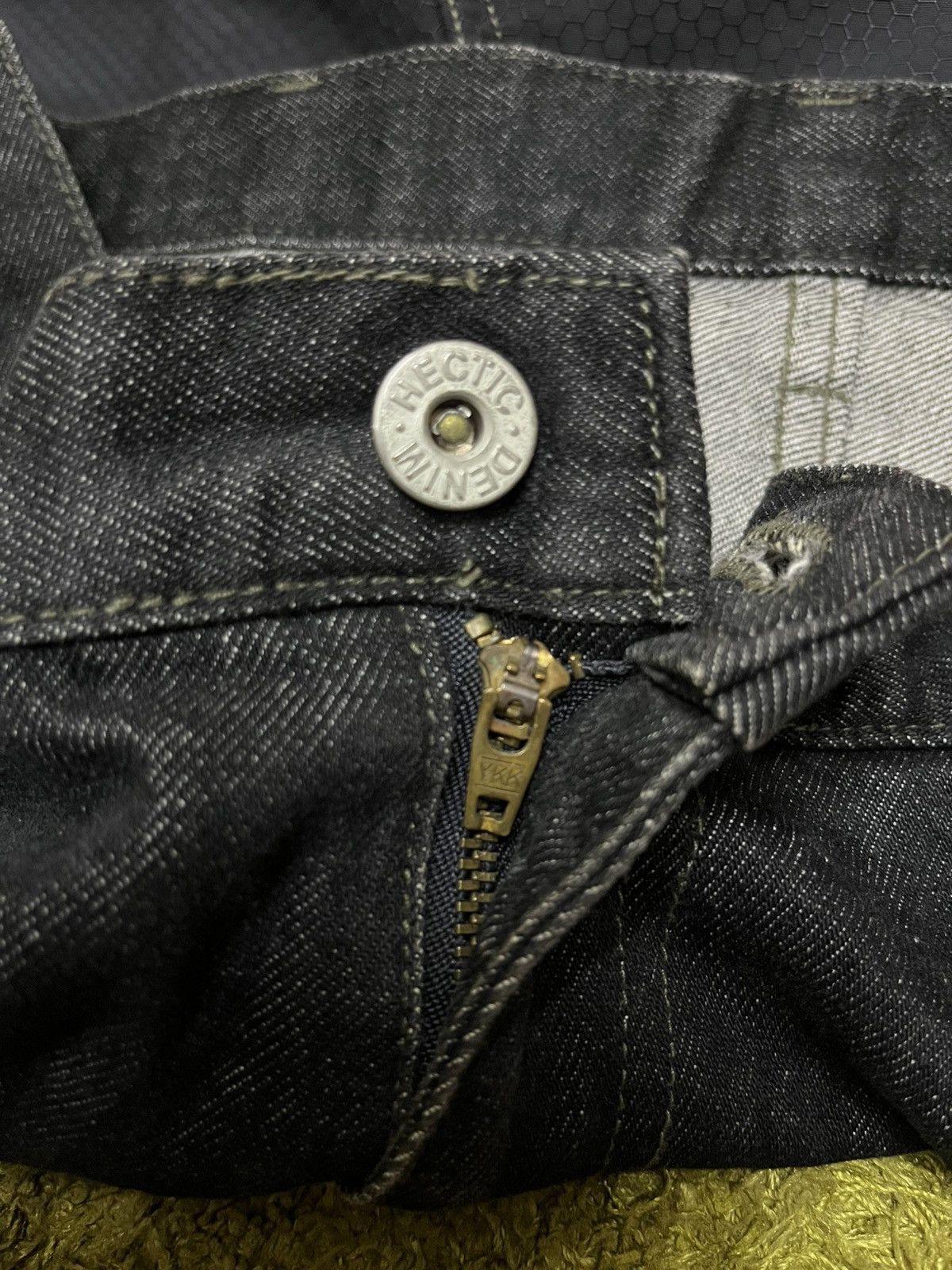 Hiroshi Fujiwara Hectic Denim Rocstar Garment Cargo Pants Size US 35 - 7 Thumbnail