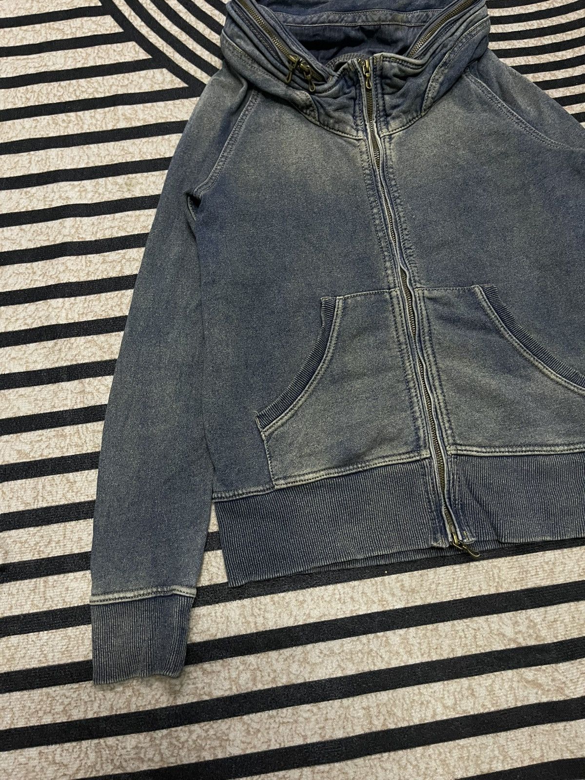 If Six Was Nine 1990s GOA BONO SERIES INDIGO DYED PATINA FADED RARE Size US S / EU 44-46 / 1 - 3 Thumbnail