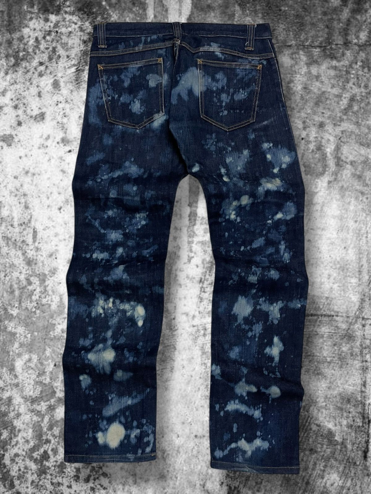 Japanese Brand Vintage Japan Designer Hare Exclusive Design Bleach Denim Size US 32 / EU 48 - 7 Thumbnail