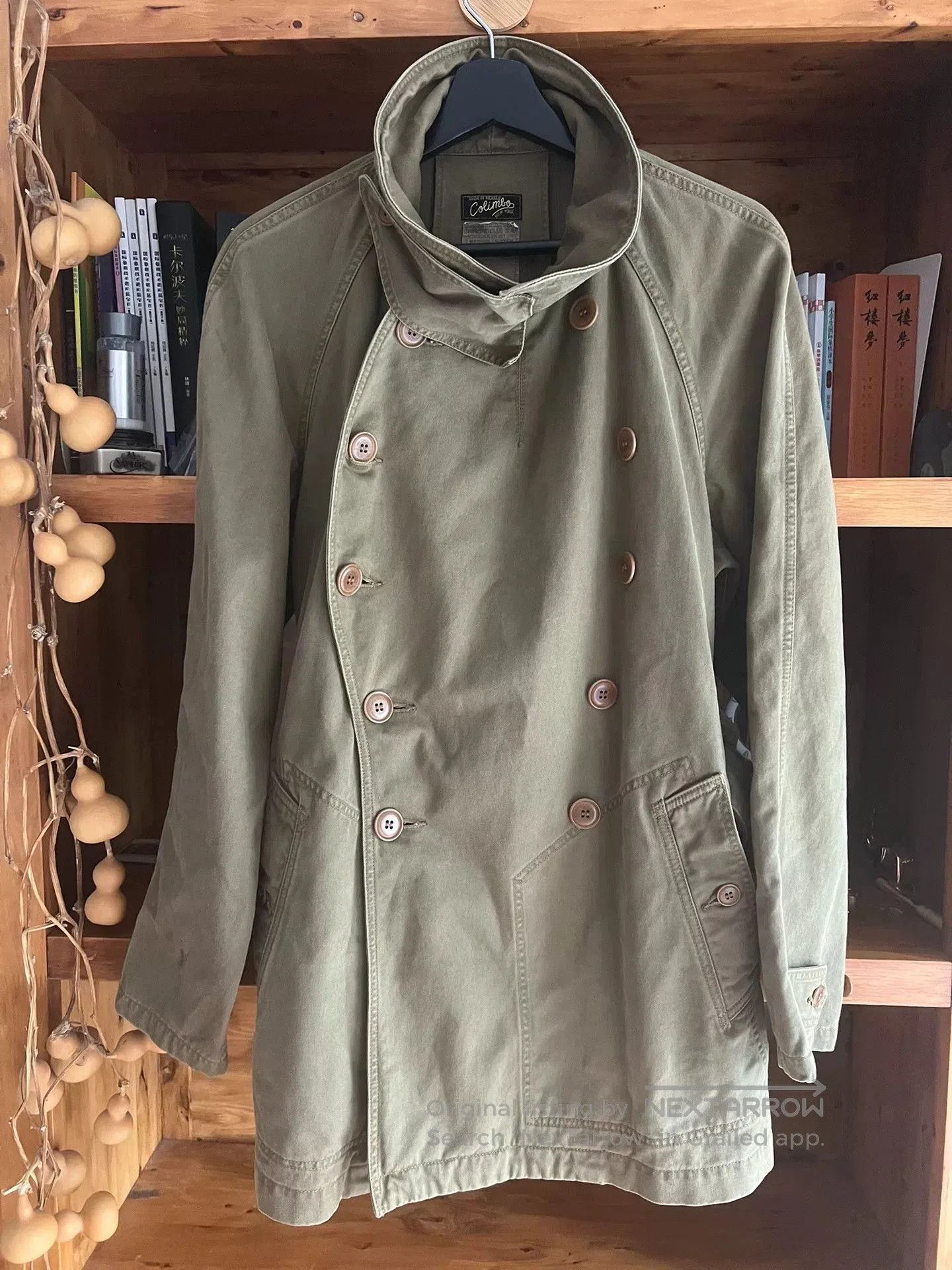 COLIMBO long military canvas jacket by colimbo. Size US M / EU 48-50 / 2 - 5 Thumbnail