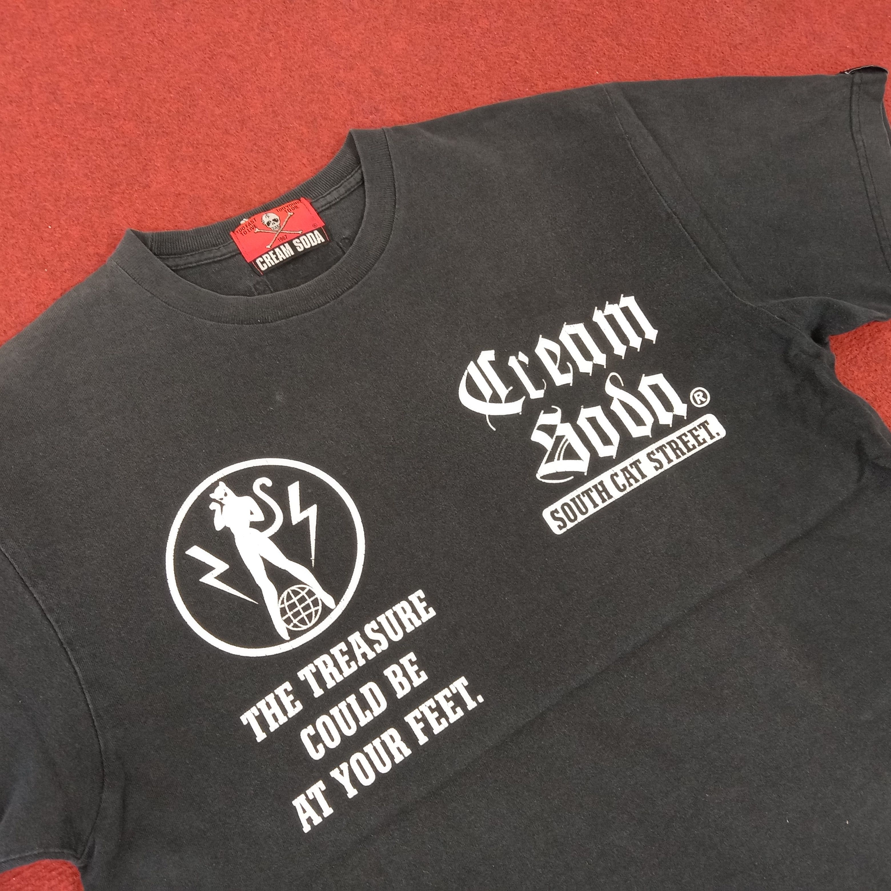 Japanese Brand × Vintage Cream Soda Dragon Design Rock And Roll Tshirt Size US M / EU 48-50 / 2 - 4 Thumbnail