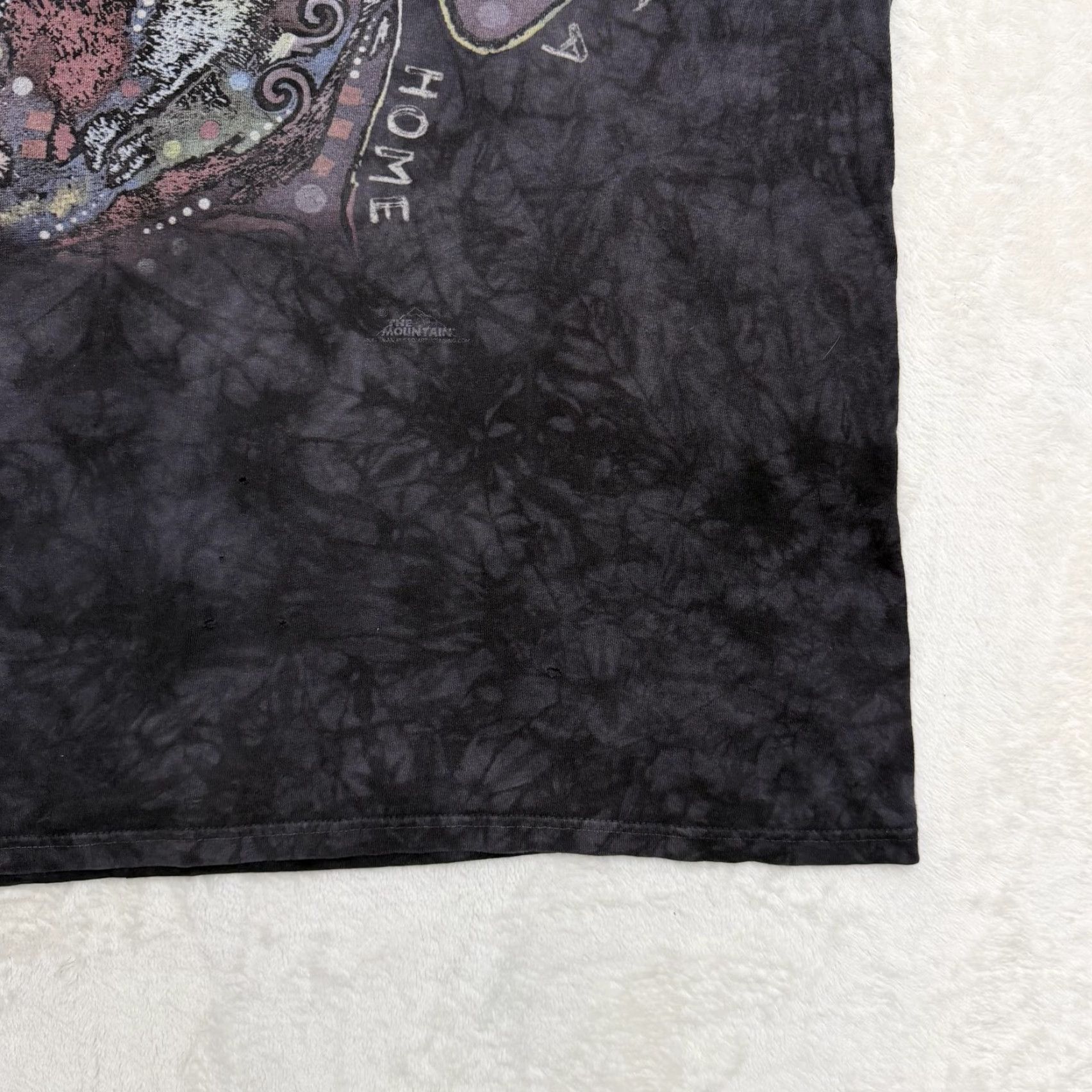 The Mountain VINTAGE The Mountain Shirt Mens XL Black Tie Dye Dog Rescue Graphic In A Perfect World Size US XL / EU 56 / 4 - 4 Thumbnail