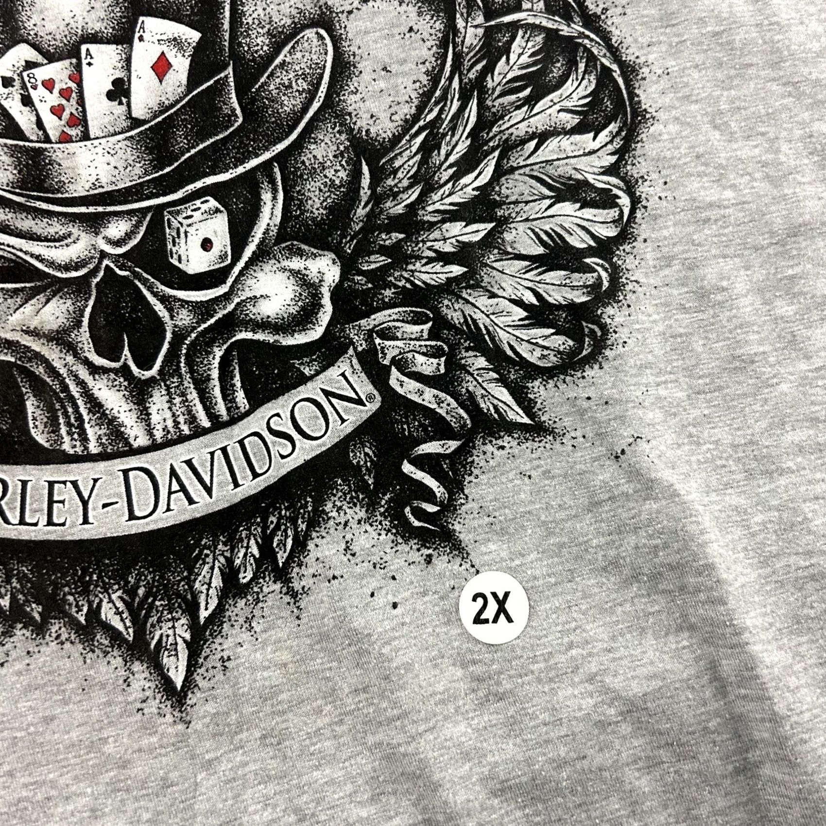 Harley Davidson Harley-Davidson Shirt T Shirt 2XL Men Gray Short Sleeve Vintage? Size US XXL / EU 58 / 5 - 3 Thumbnail
