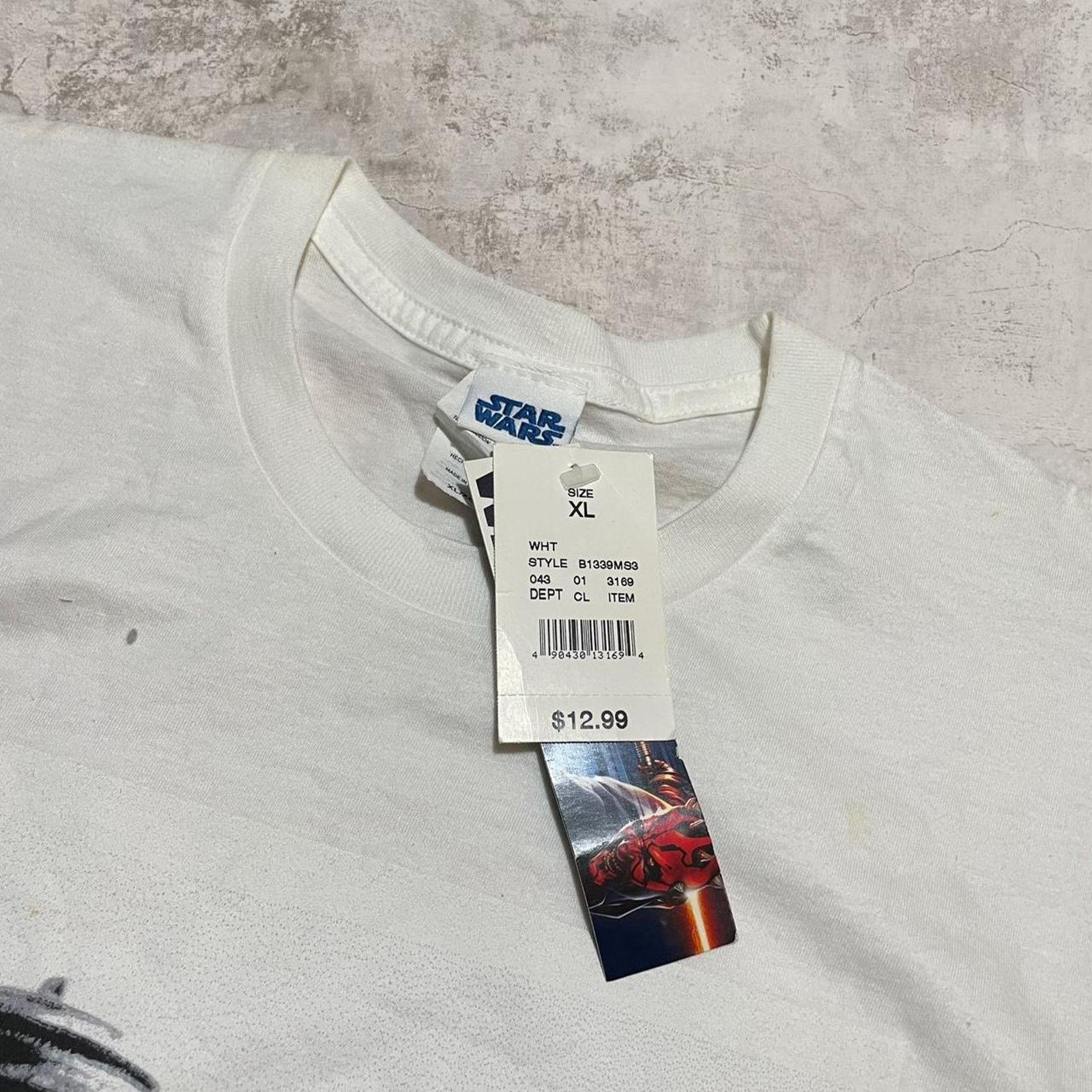 Star Wars NWT 2000s Star Wars white t-shirt “wish you were here” XL Size US XL / EU 56 / 4 - 3 Thumbnail