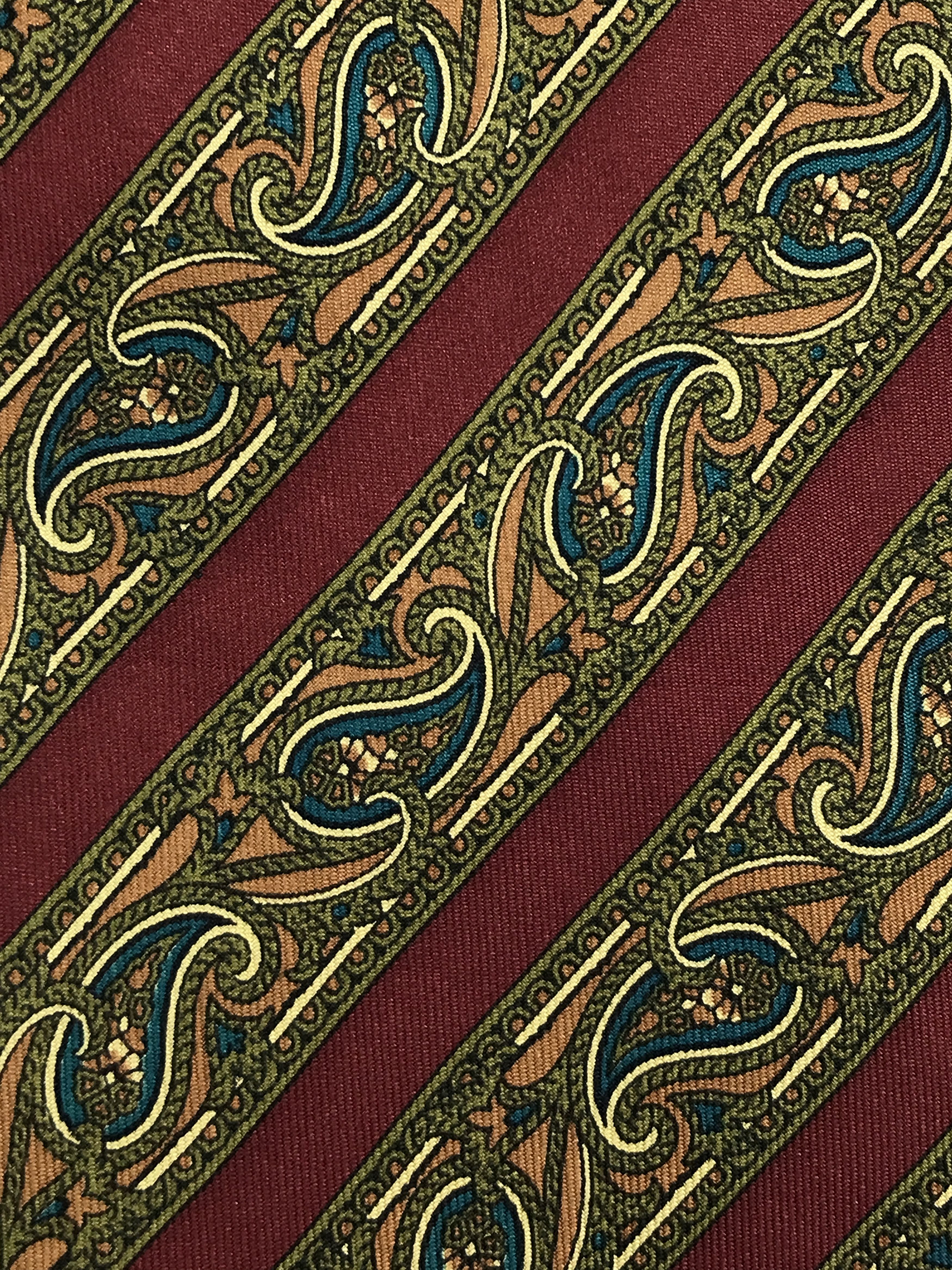 Vintage Vintage a.testoni Silk Necktie Size ONE SIZE - 5 Thumbnail