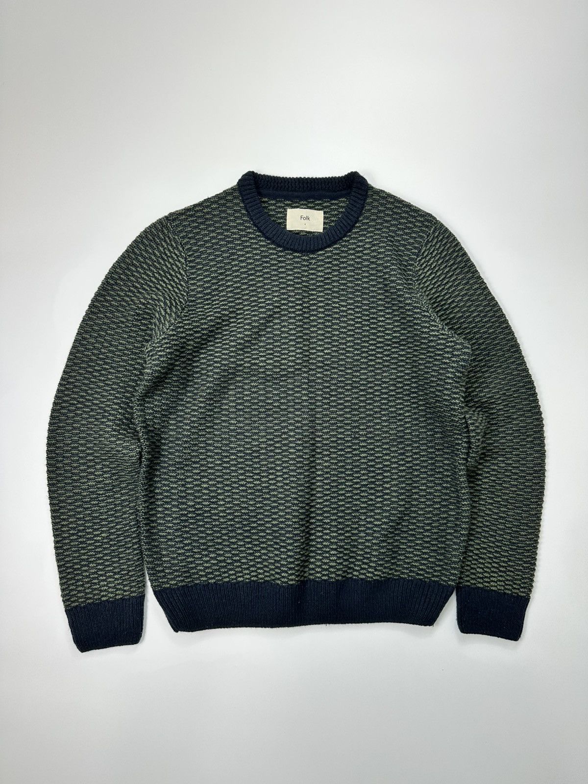 Folk Folk Sweater Knit Men's M Size Size US M / EU 48-50 / 2 - 1 Thumbnail