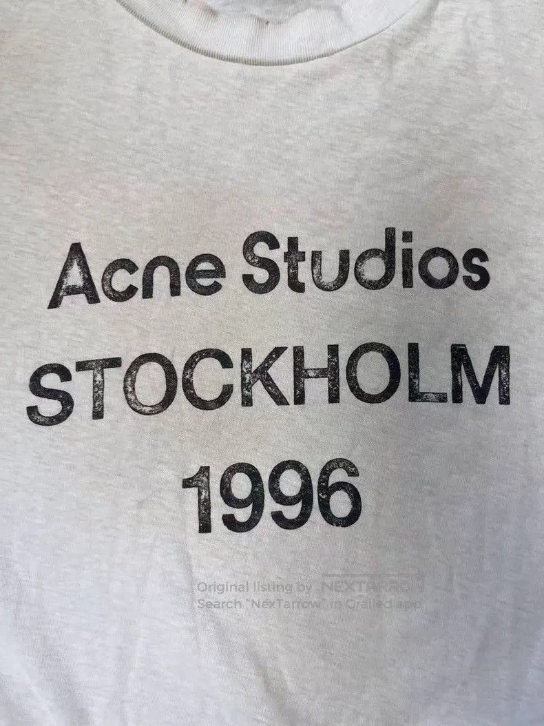 Acne Studios Acne Studios 1996 Series Letter Logo Aged Print Crewneck L Size US M / EU 48-50 / 2 - 3 Thumbnail