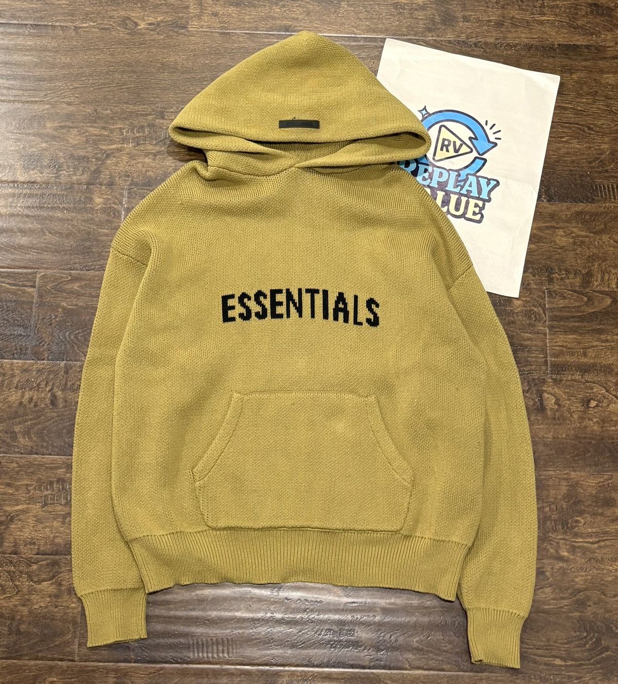 Essentials ESSENTIALS FOG KNIT PULLOVER HOODIE Size US S / EU 44-46 / 1 - 1 Thumbnail