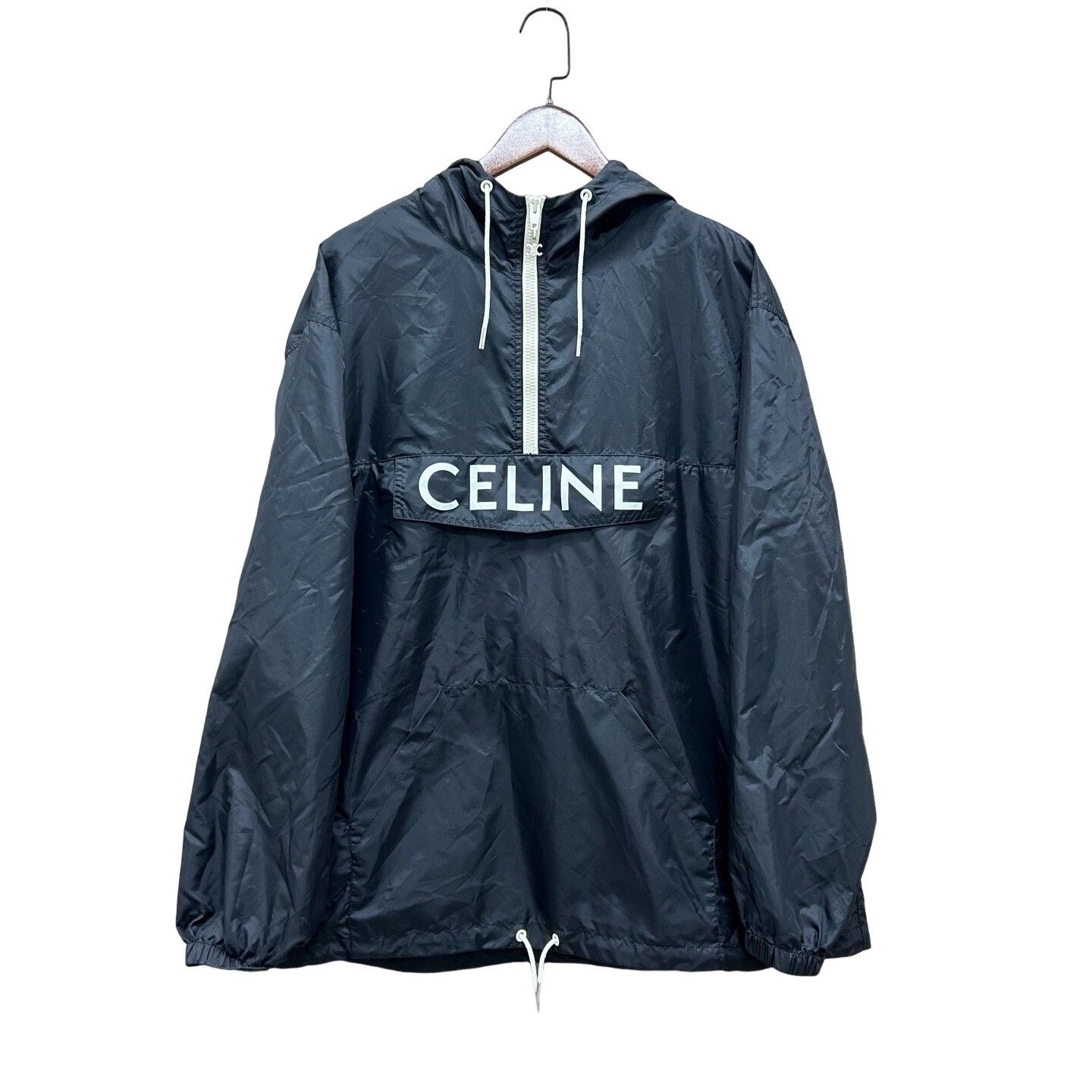 Celine CELINE Logo Windbreaker Size 52 Size US L / EU 52-54 / 3 - 1 Thumbnail