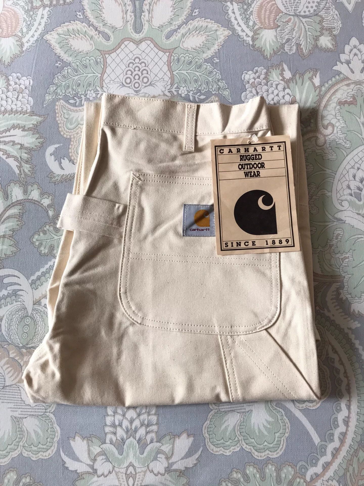 Carhartt 90s Carhartt 72WS White W36L30 Work Pants Size US 36 / EU 52 - 1 Thumbnail