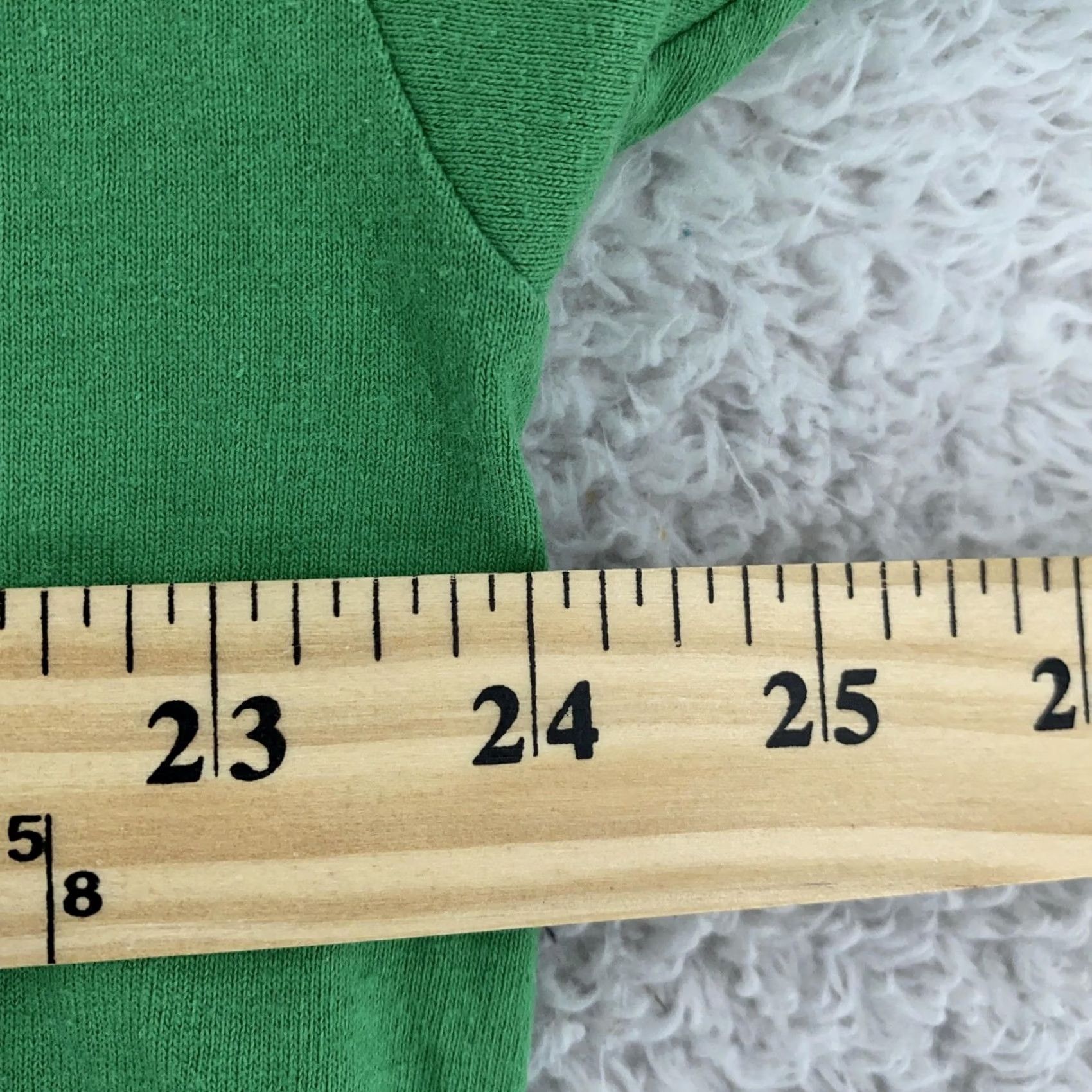 Fruit Of The Loom VINTAGE Fruit of the Loom Shirt Mens XL Green Crew Neck Tee 90s Casual Short Sleeve Cotton Polyester Solid Size US XL / EU 56 / 4 - 6 Thumbnail