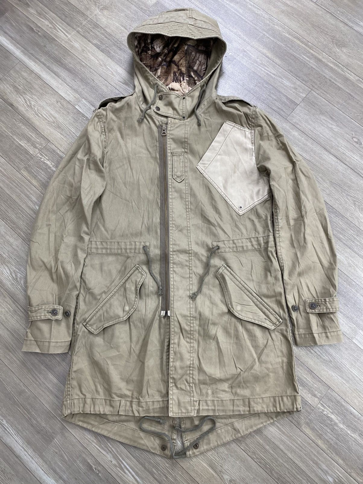 Issey Miyake 🇯🇵Vintage Issey Miyake Tete Homme Military Trench Coat Jacket Size US M / EU 48-50 / 2 - 1 Thumbnail