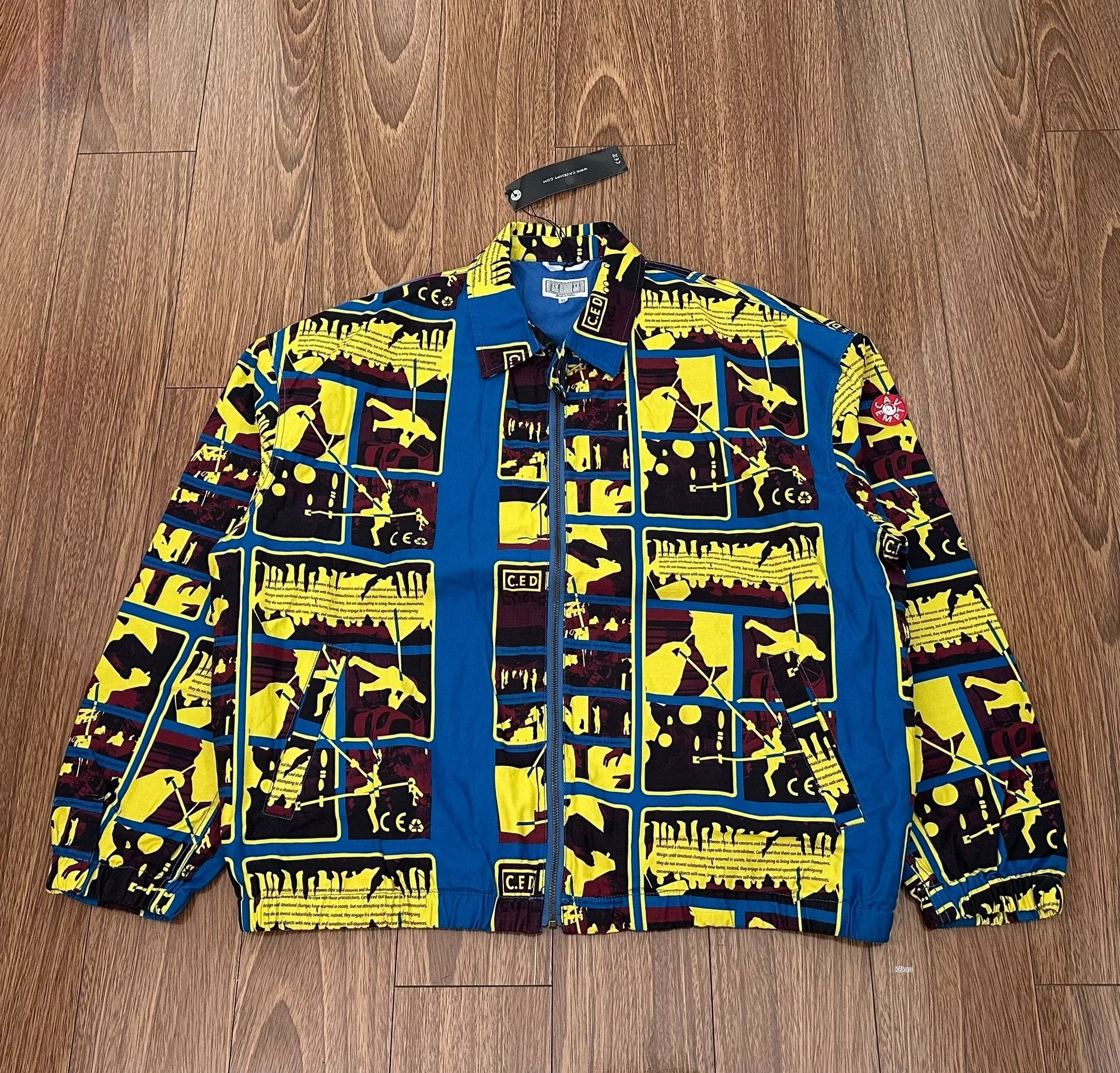 Cav Empt C.E Cavempt Card 2 Zip Jacket Size US XL / EU 56 / 4 - 1 Thumbnail