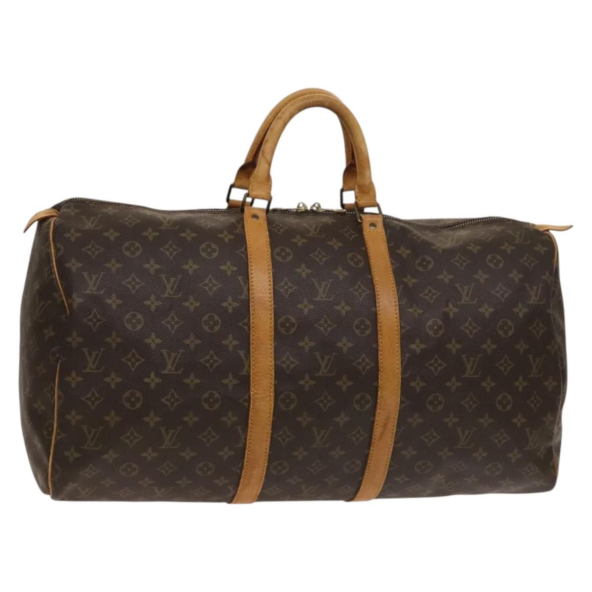 Louis Vuitton LOUIS VUITTON Monogram Keepall 55 Boston Bag M41424 Size ONE SIZE - 1 Thumbnail