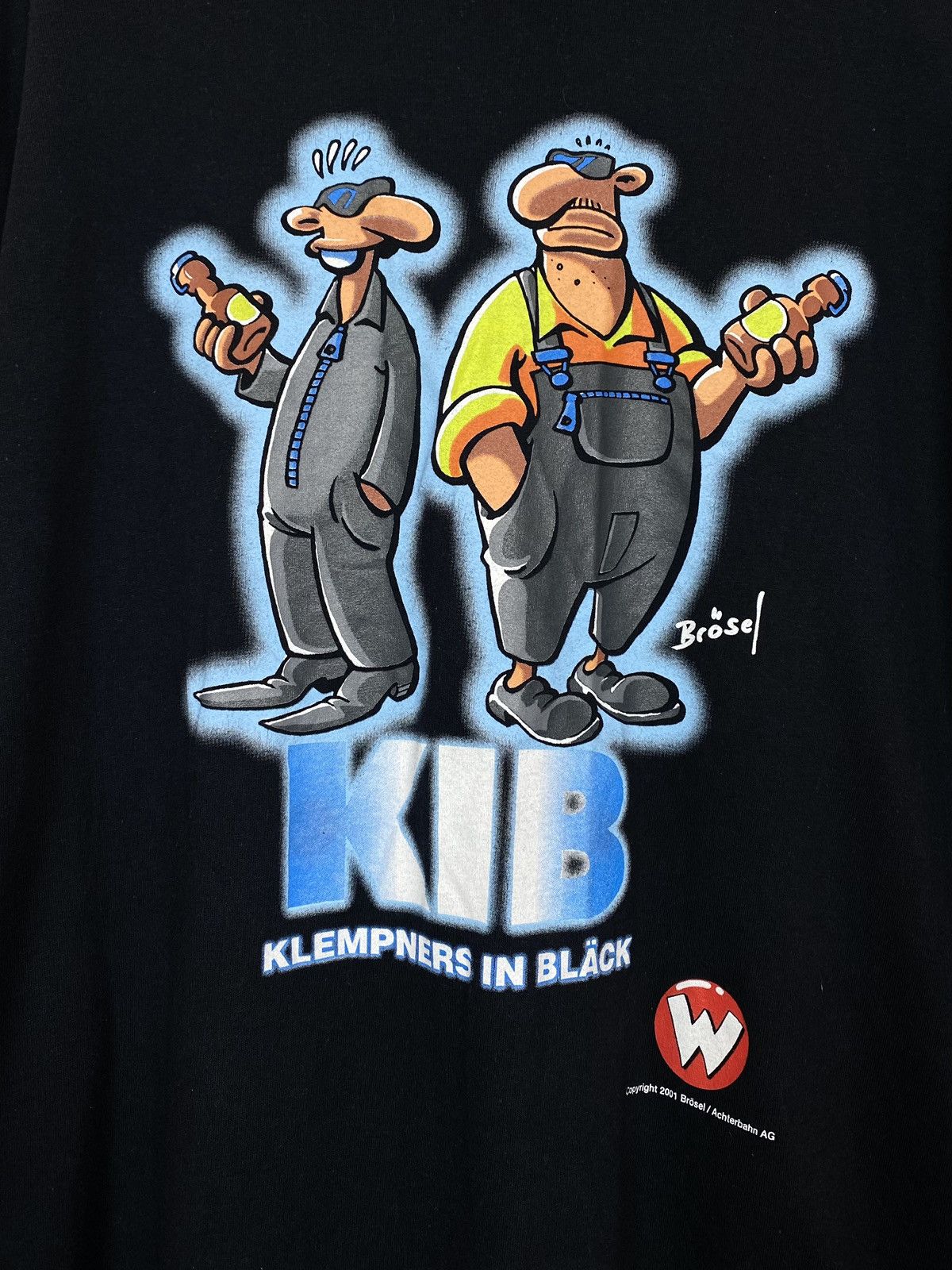 Vintage Screen Stars 2001 Klempners in Black KIB Movie T-Shirt Sz XL Size US XL / EU 56 / 4 - 3 Thumbnail