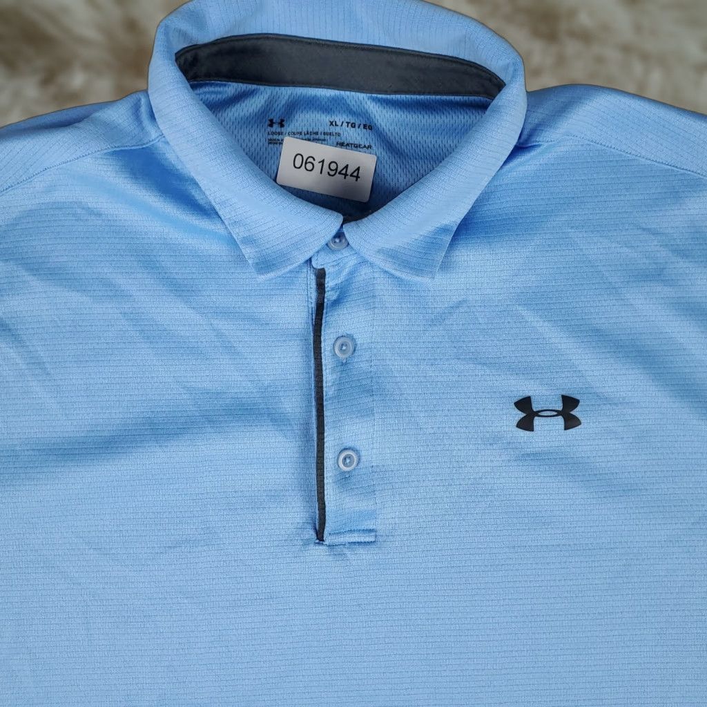 Under Armour Under Armour Polo Shirt Mens Size XL Blue Golf Casual Short Sleeve Polo Shirt Under Armour Size XL Mens Blue Short Sleeve Golf Casual Polo Shirt Size US XL / EU 56 / 4 - 1 Thumbnail