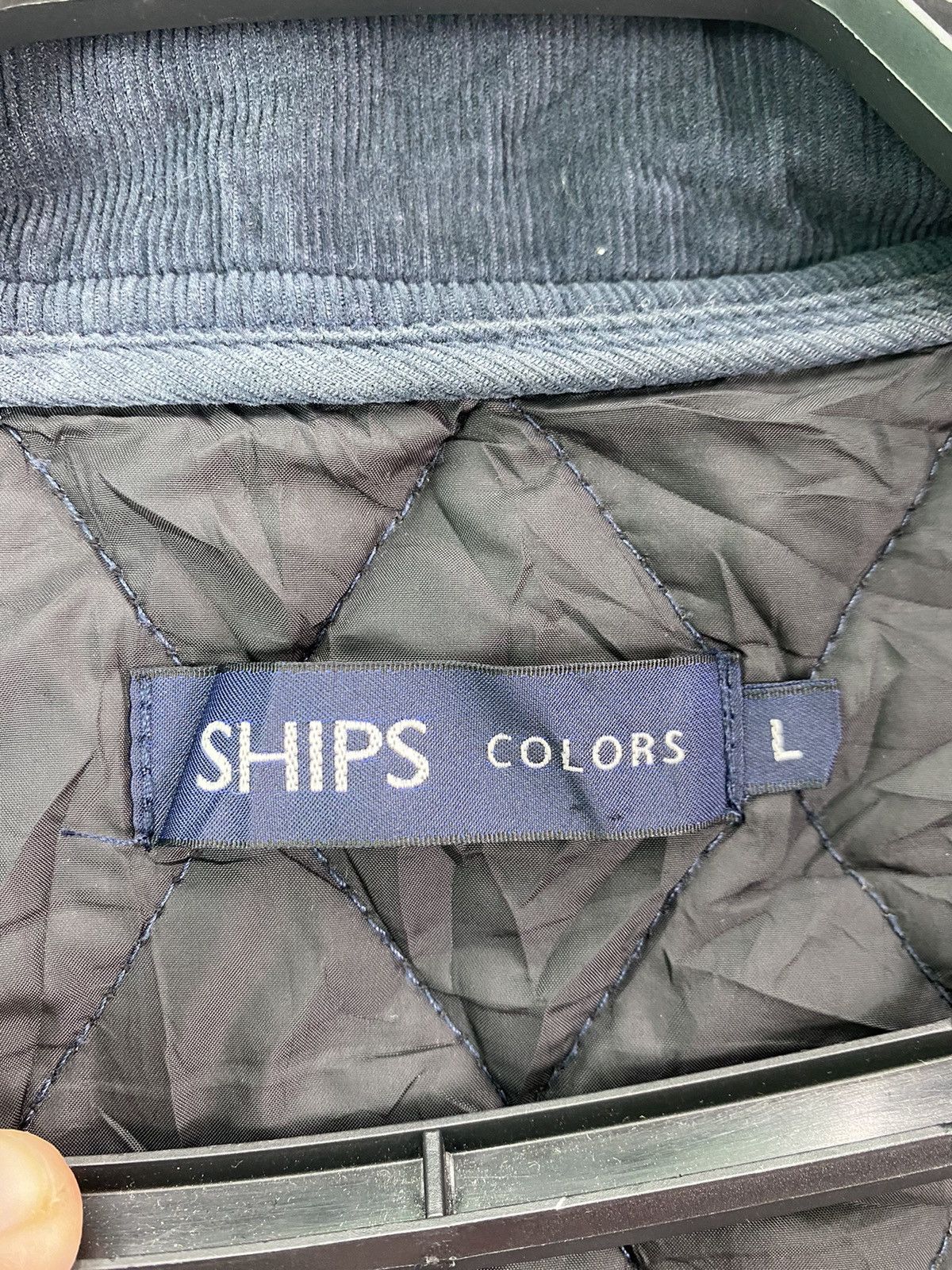 Vintage Vtg 90s Ships japan quilted snap button jacket Size US L / EU 52-54 / 3 - 5 Thumbnail