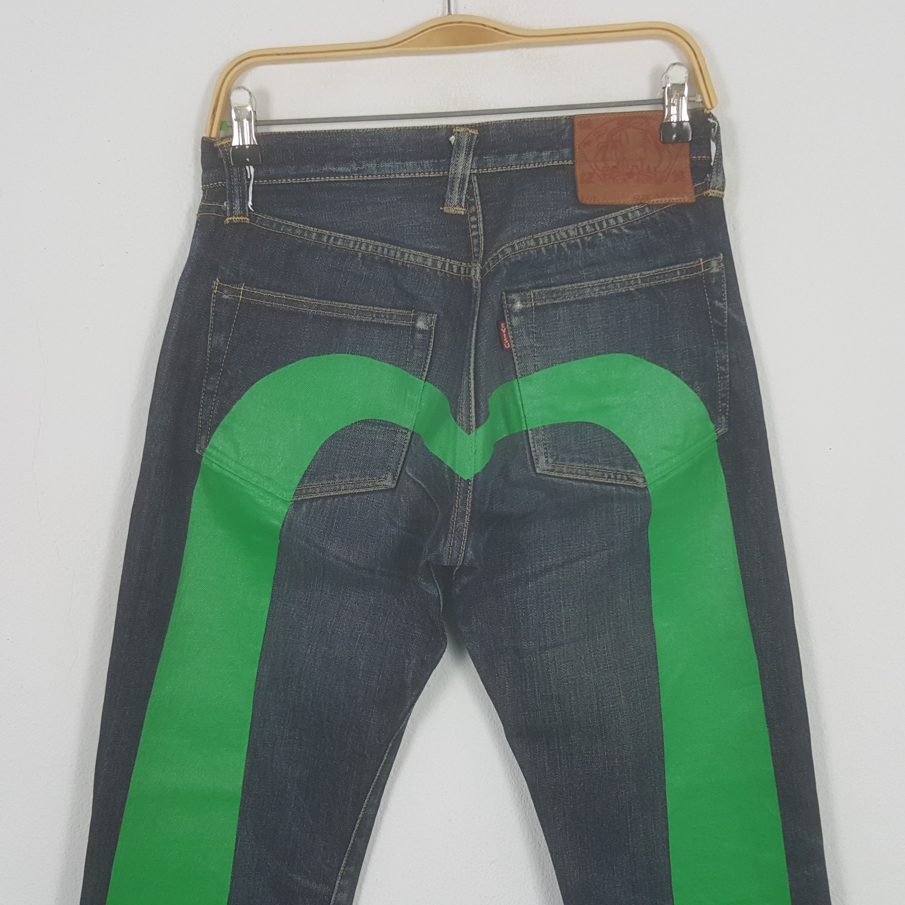 Evisu × Japanese Brand × Vintage Vintage Evisu Japanese Brand Daicock Custom Art Denim Jeans Size US 29 - 2 Thumbnail