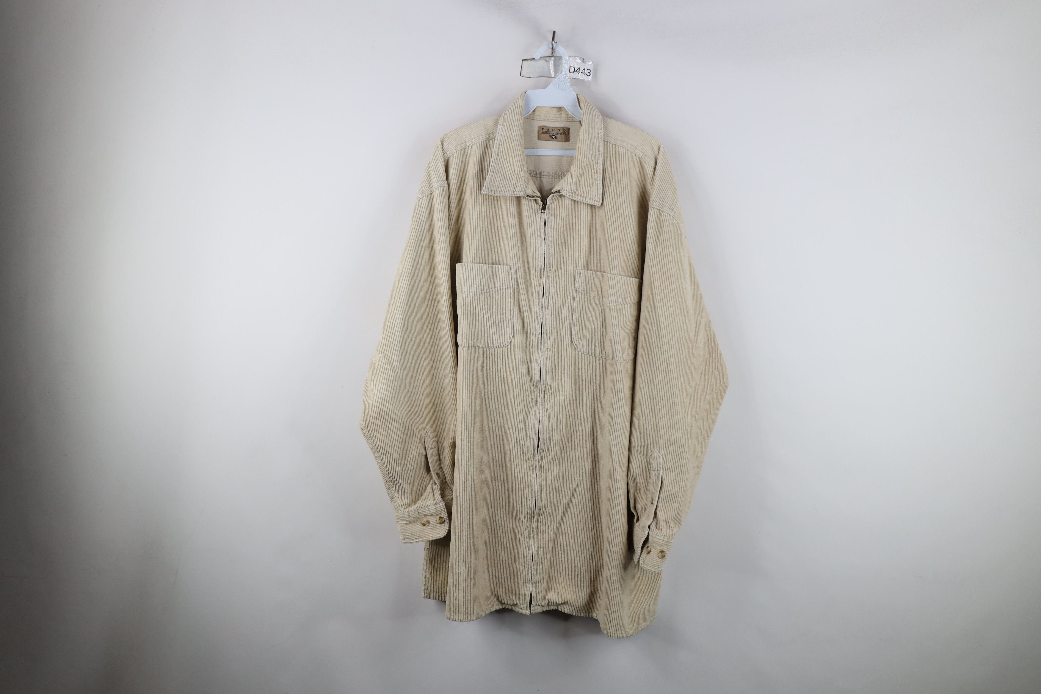 Vintage Vintage 90s Streetwear Fit Corduroy Shirt Jacket Jac Size XL / US 12-14 / IT 48-50 - 1 Thumbnail