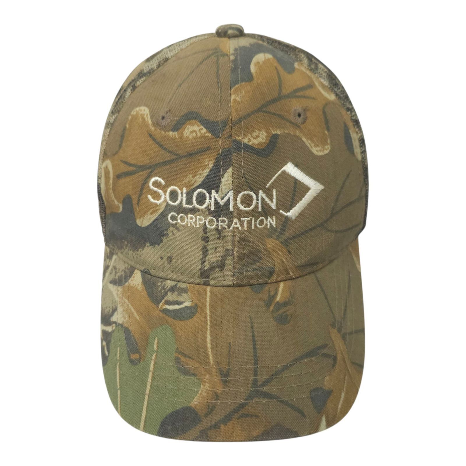 Other Solomon Corporation Mesh Camo Strapback Cap Hat Trucker Hunt Size ONE SIZE - 14 Thumbnail