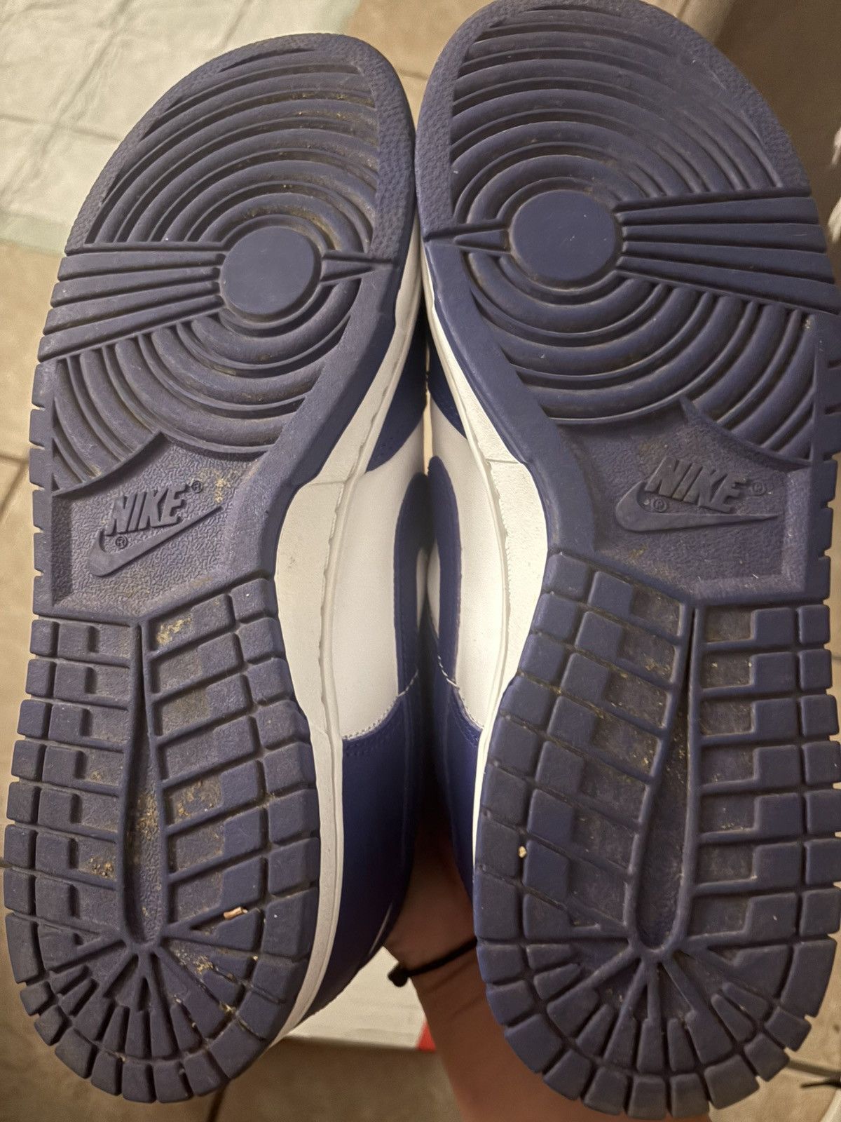 Nike Nike dunk low concord blue white size 11 supreme stussy Size US 11 / EU 44 - 5 Thumbnail