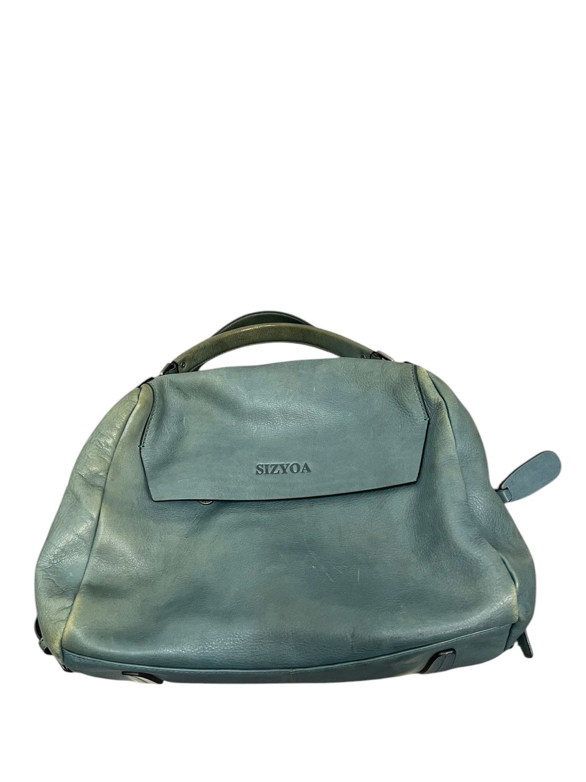 Japanese Brand Full Leather Sizyoa Boston Bag 1🟩2 Size ONE SIZE - 7 Thumbnail