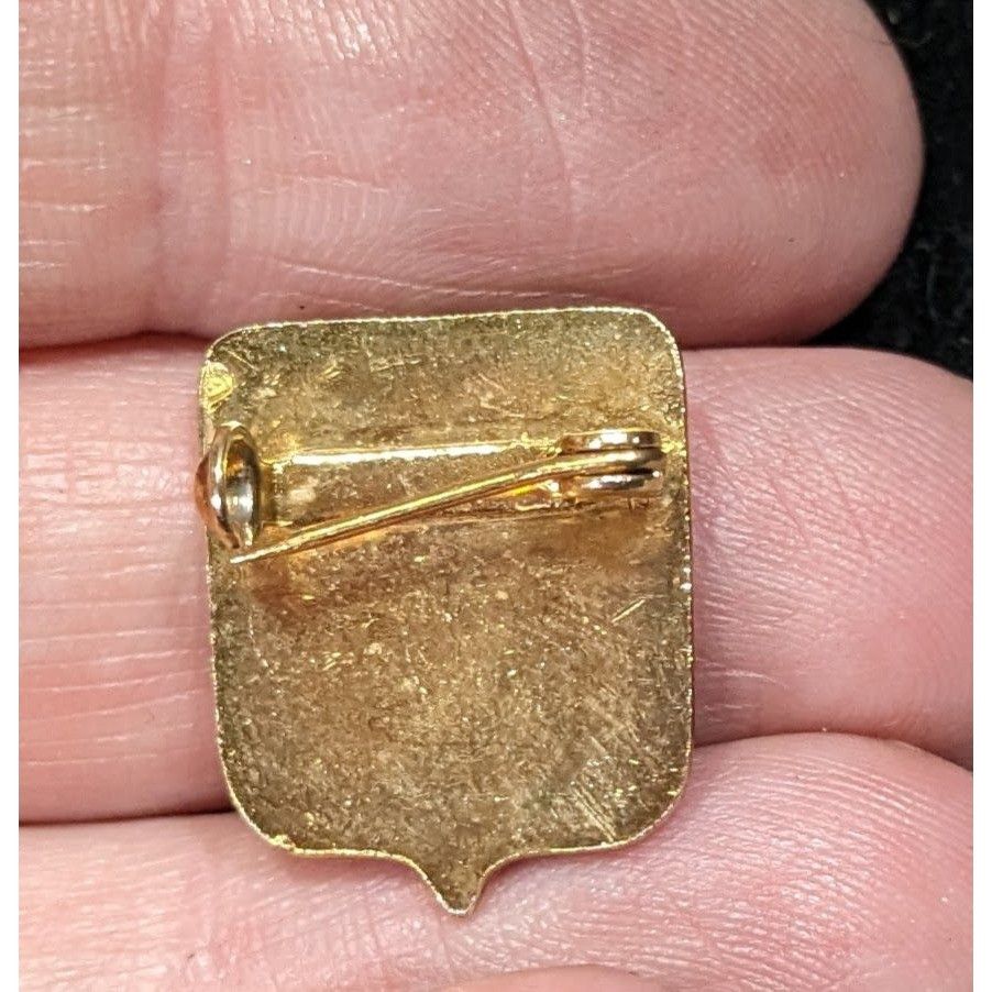 Other Vintage Ladies Of Charity Enamel Gold-Tone Shield Pin Badge Size ONE SIZE - 4 Thumbnail