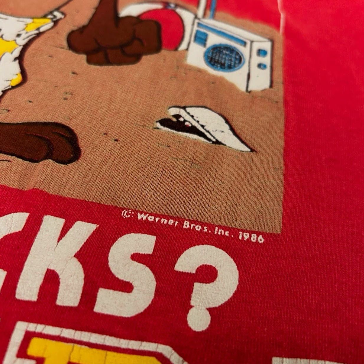 Vintage VINTAGE Looney Tunes Taz Florida 1990s Cartoon VTG Shirt Mens XL Red 90s Short Sleeve Shirt Mens Size US XL / EU 56 / 4 - 3 Thumbnail